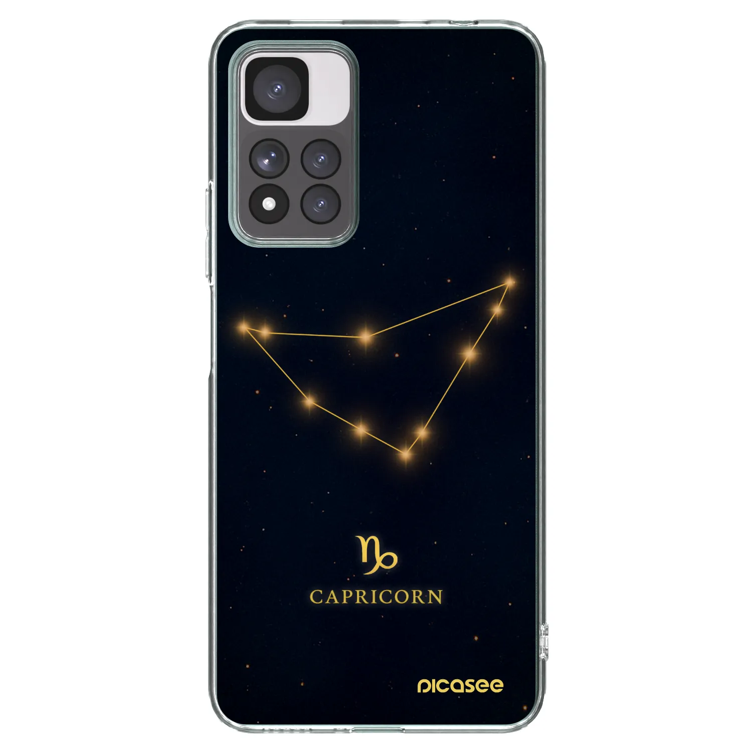 Picasee silikonska prozirna maskica za Xiaomi Redmi Note 11 Pro+ 5G - CAPRICORN