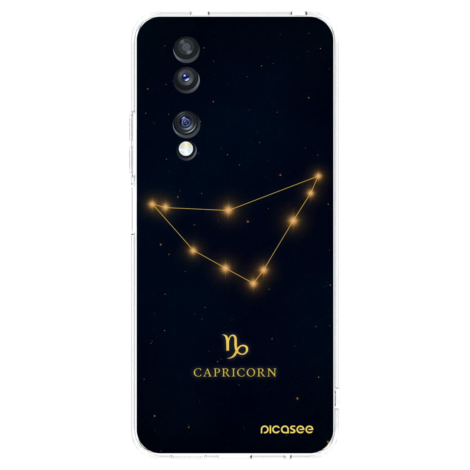 Picasee silikonska prozirna maskica za Honor 70 - CAPRICORN