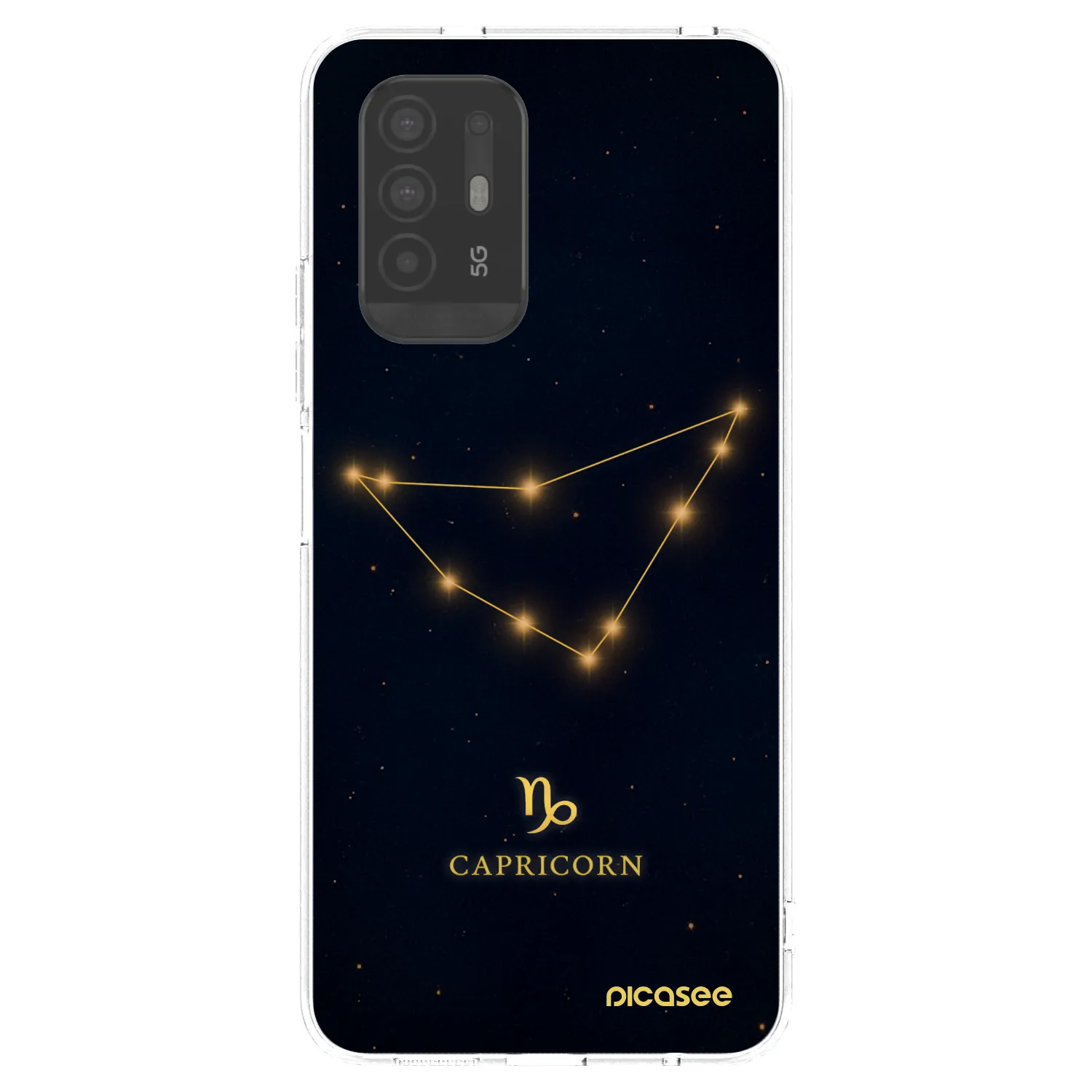 Picasee silikonska prozirna maskica za OPPO A94 5G - CAPRICORN