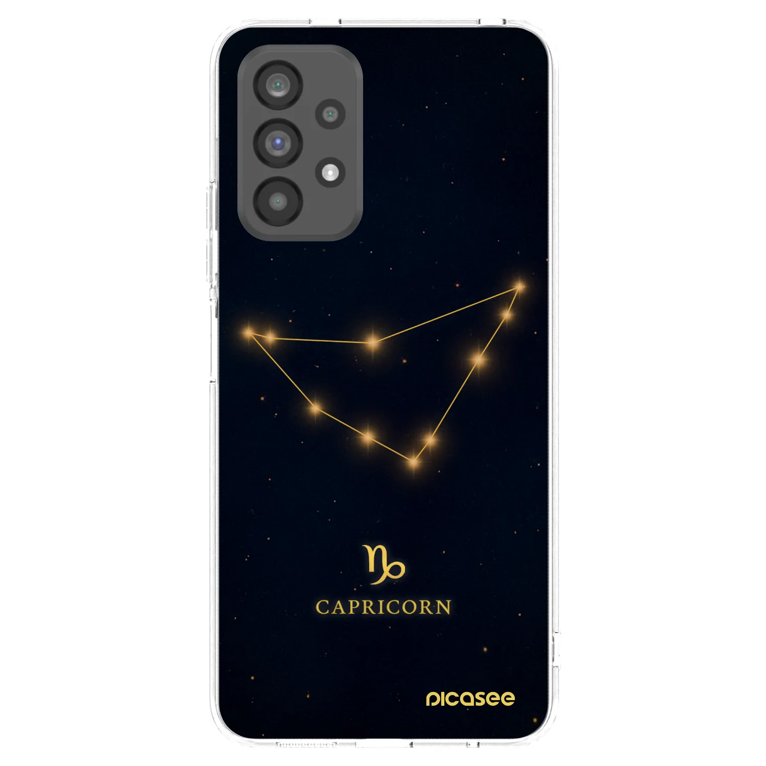 Picasee silikonska prozirna maskica za Samsung Galaxy A73 5G - CAPRICORN