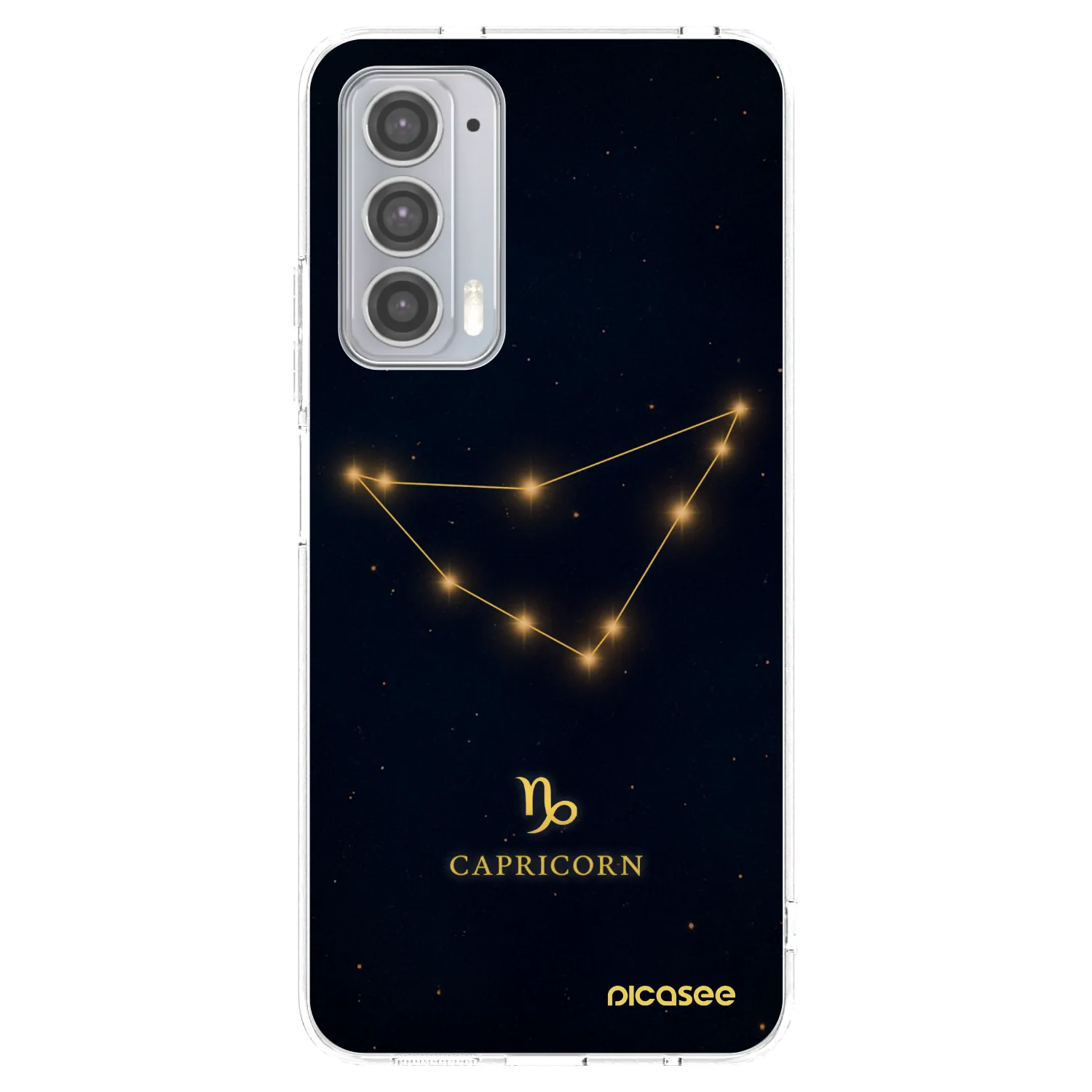 Picasee silikonska prozirna maskica za Motorola Edge 20 - CAPRICORN