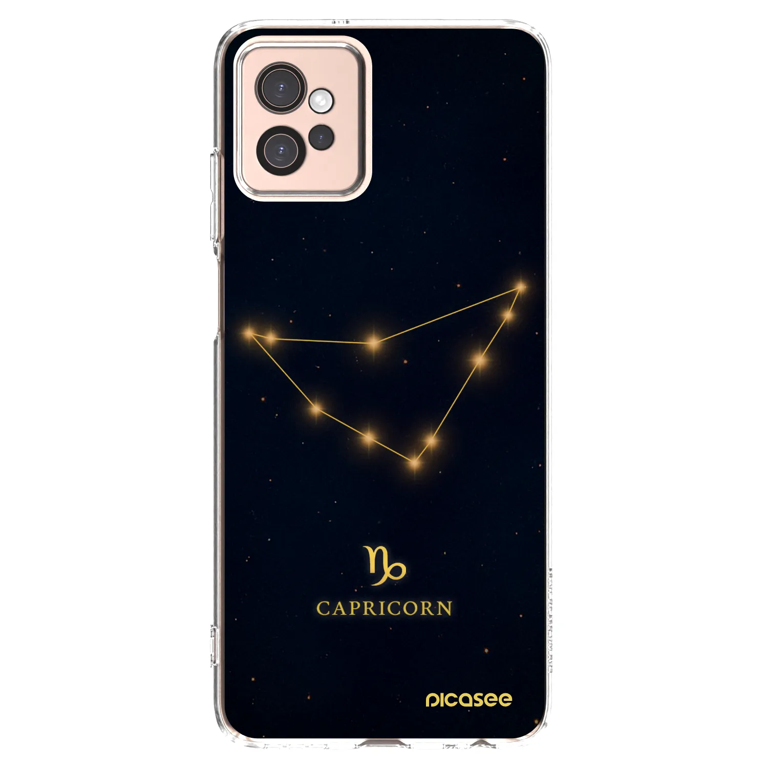 Picasee silikonska prozirna maskica za Motorola Moto G32 - CAPRICORN