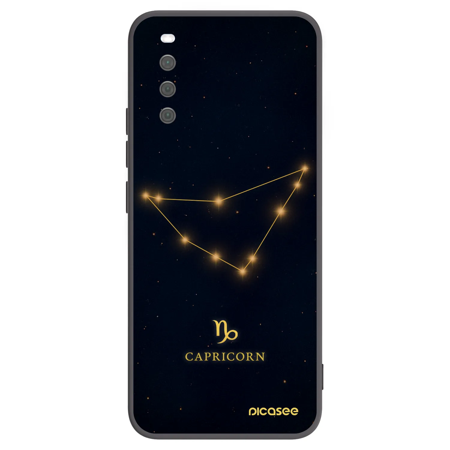 Picasee crna silikonska maskica za Sony Xperia 10 III - CAPRICORN