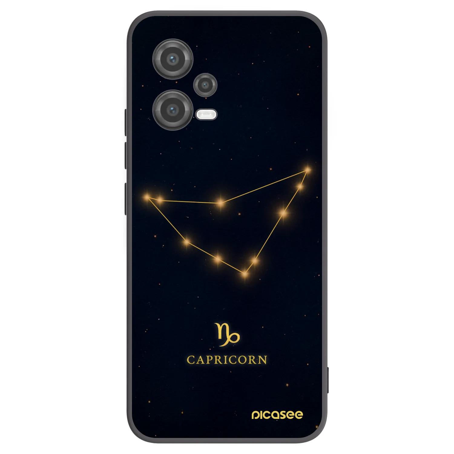 Picasee crna silikonska maskica za Xiaomi Poco X5 - CAPRICORN
