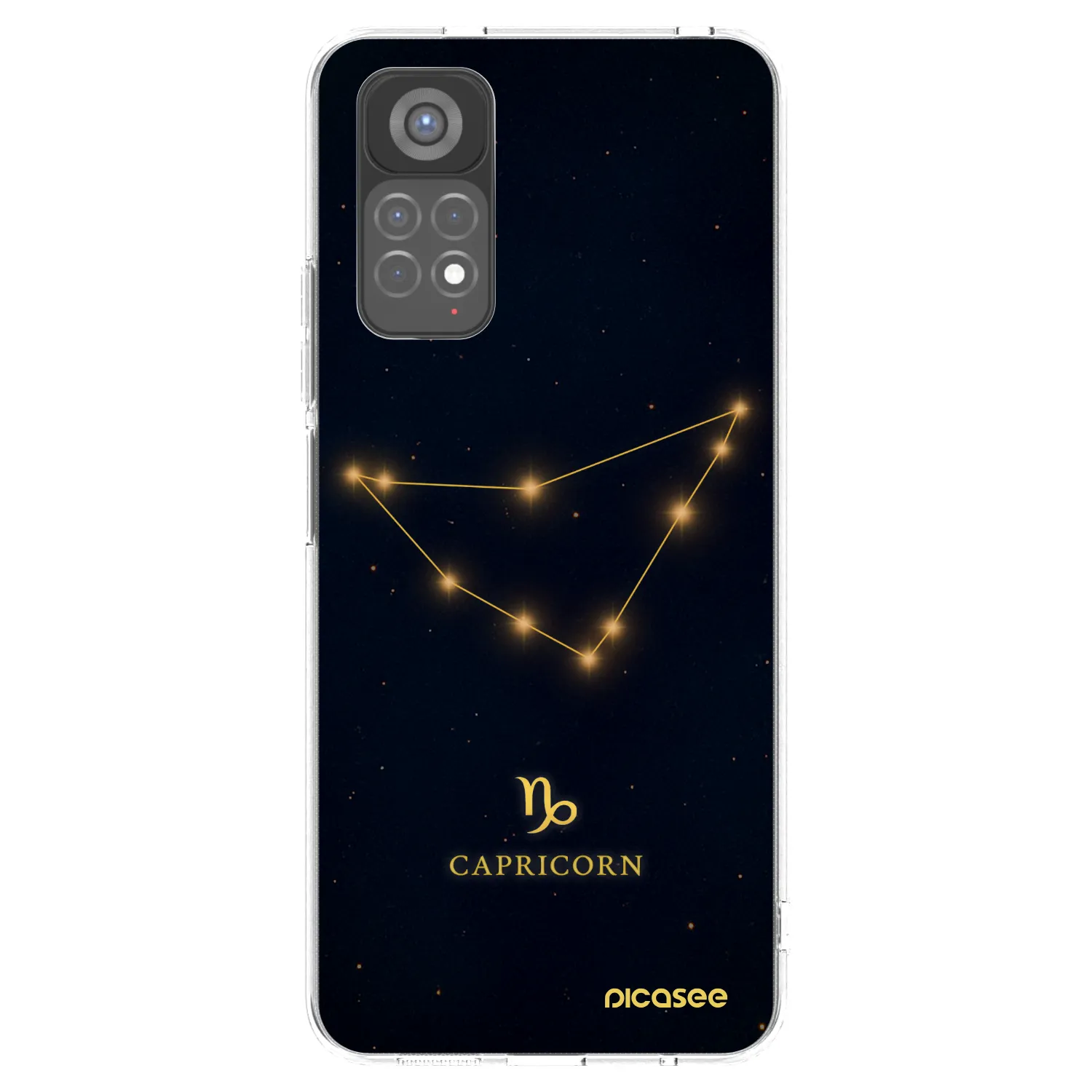 Picasee silikonska prozirna maskica za Xiaomi Redmi Note 11S 5G - CAPRICORN
