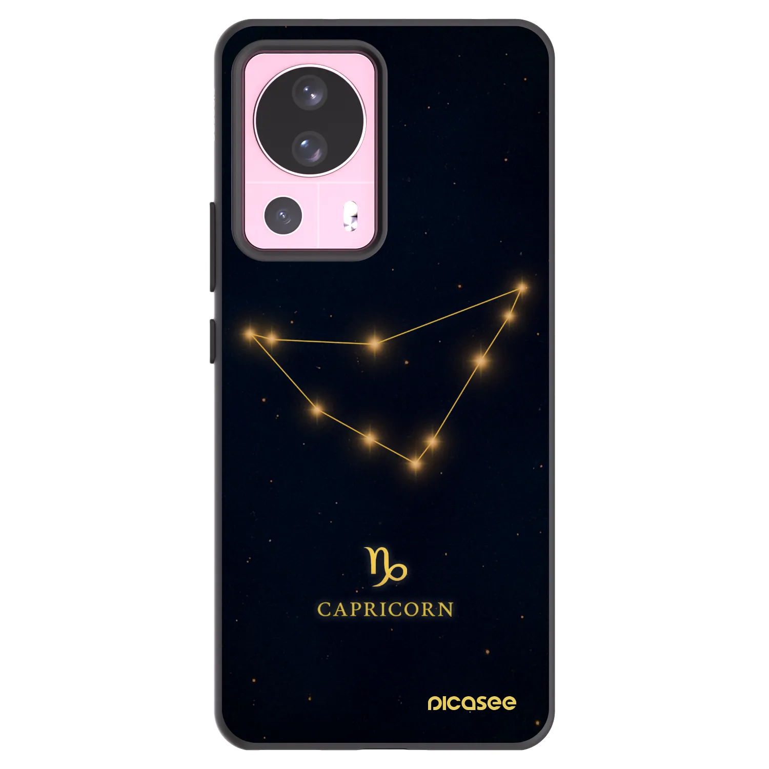 Picasee crna silikonska maskica za Xiaomi 13 Lite - CAPRICORN