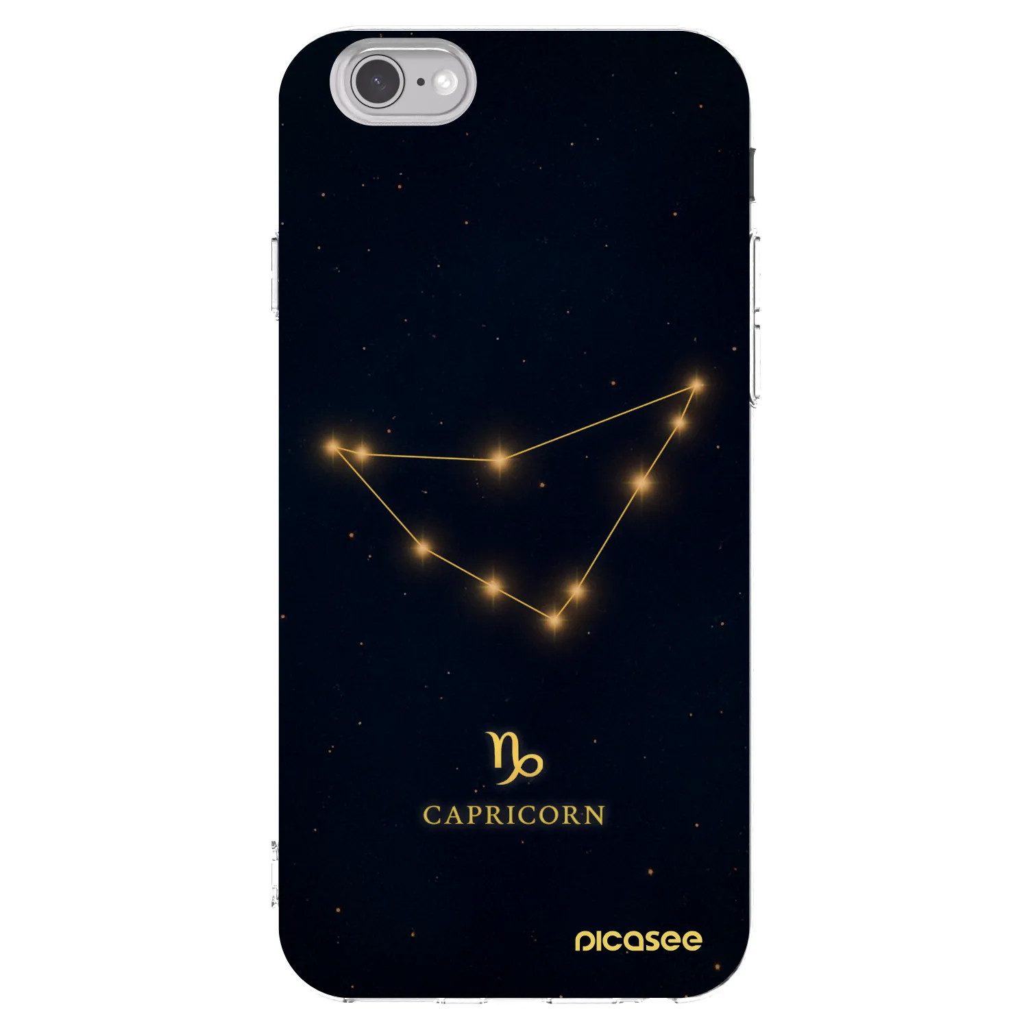 Picasee silikonska prozirna maskica za Apple iPhone 6/6S - CAPRICORN