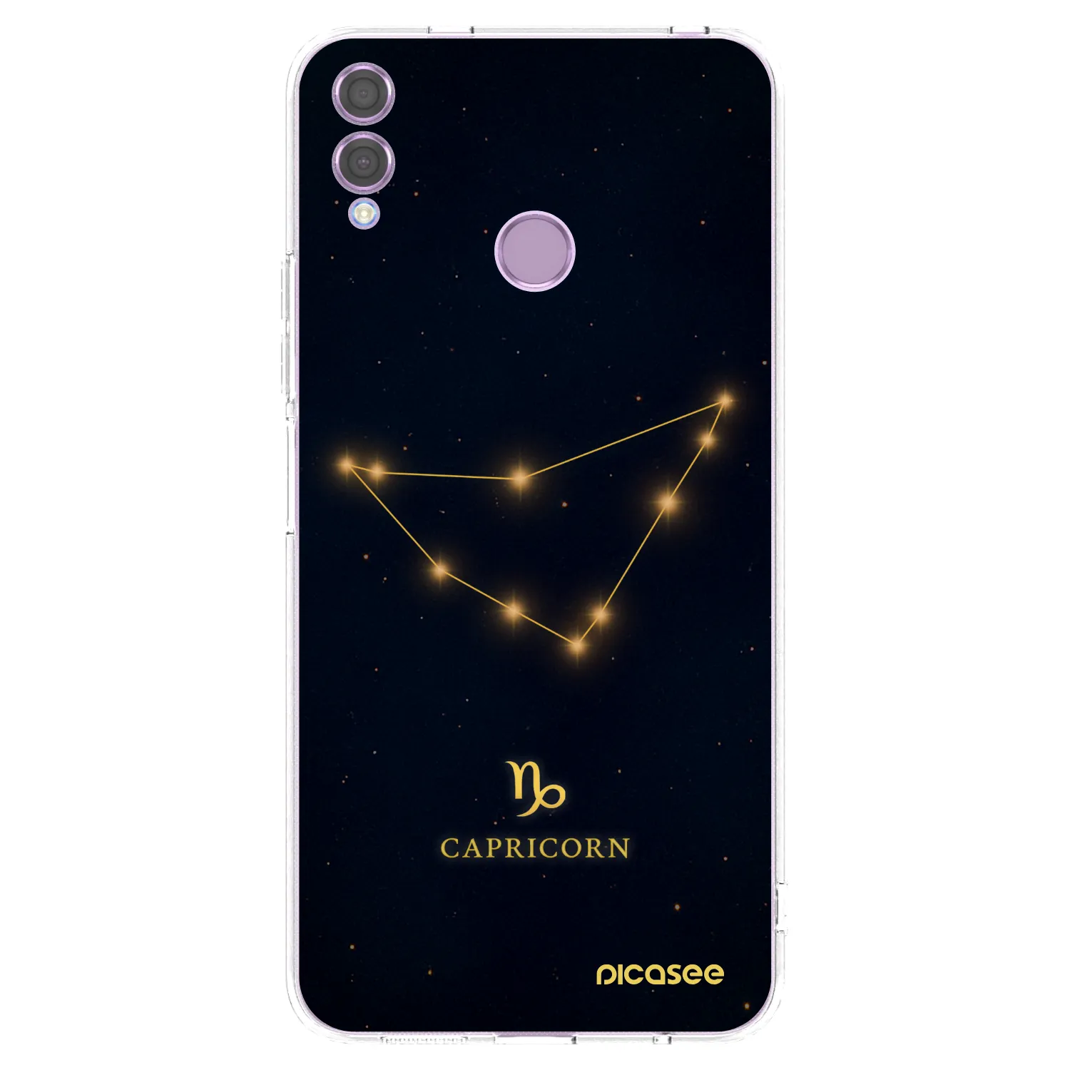 Picasee silikonska prozirna maskica za Honor 8X - CAPRICORN