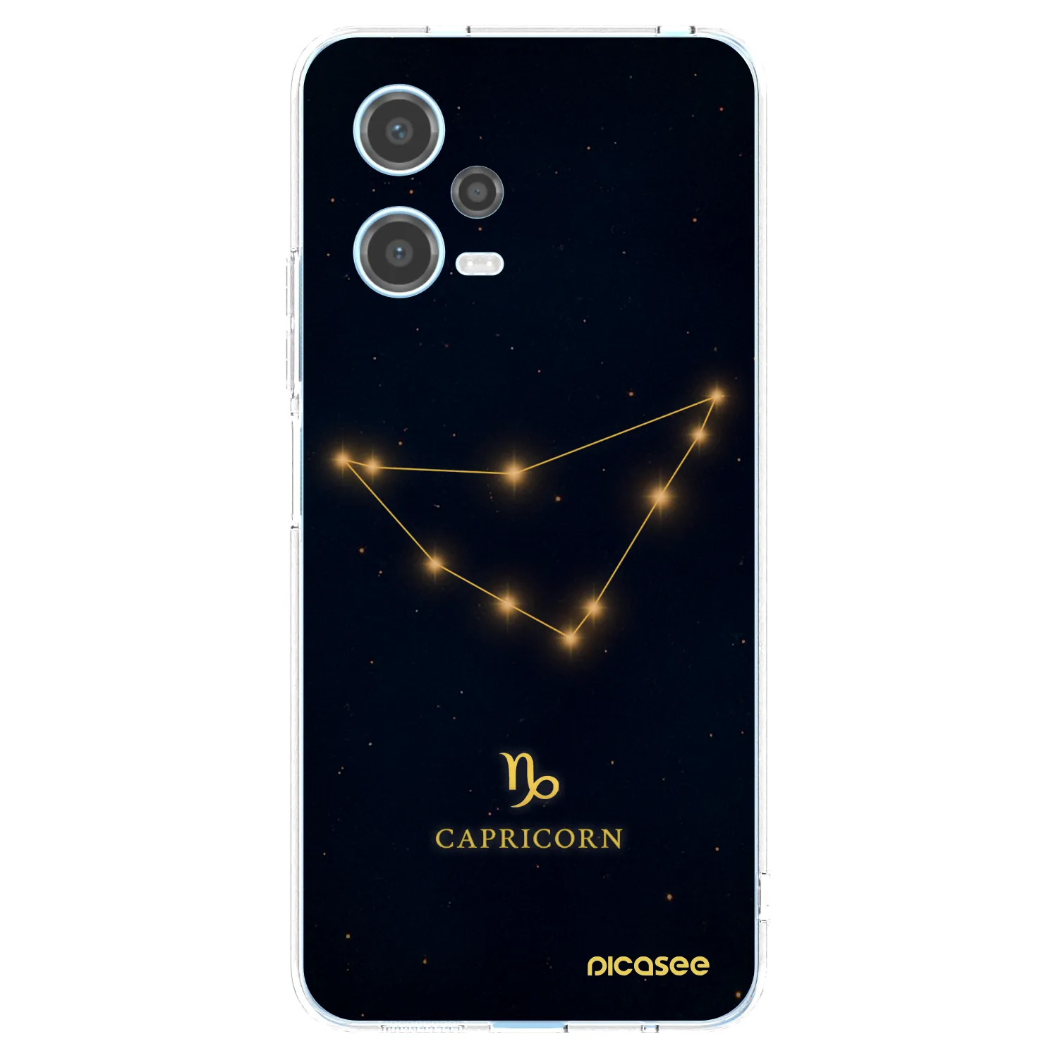 Picasee silikonska prozirna maskica za Xiaomi Redmi Note 12 5G - CAPRICORN