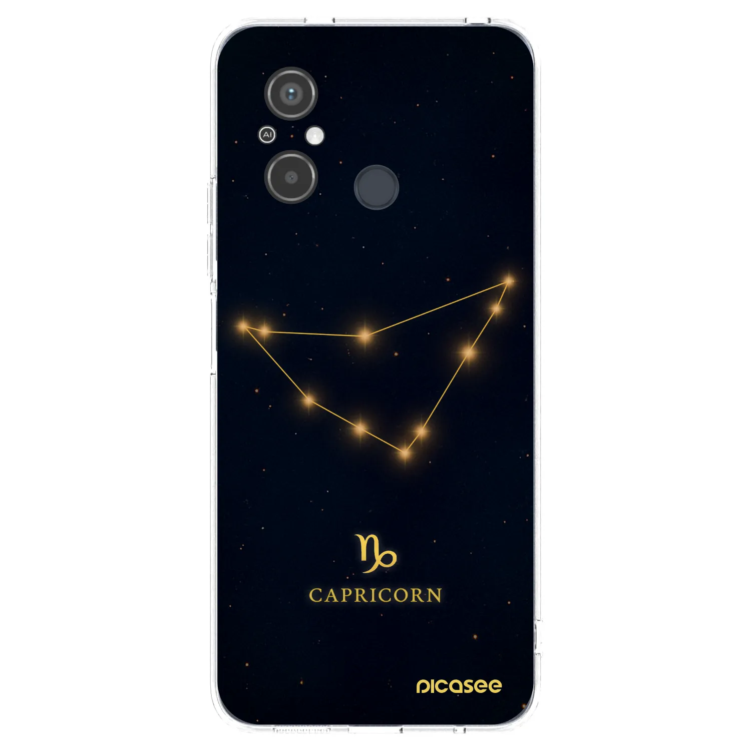 Picasee silikonska prozirna maskica za Xiaomi Redmi 12C - CAPRICORN