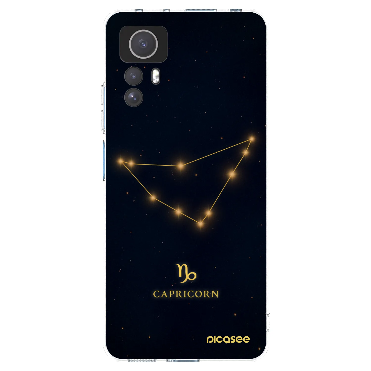 Picasee silikonska prozirna maskica za Xiaomi Redmi Note 12S - CAPRICORN
