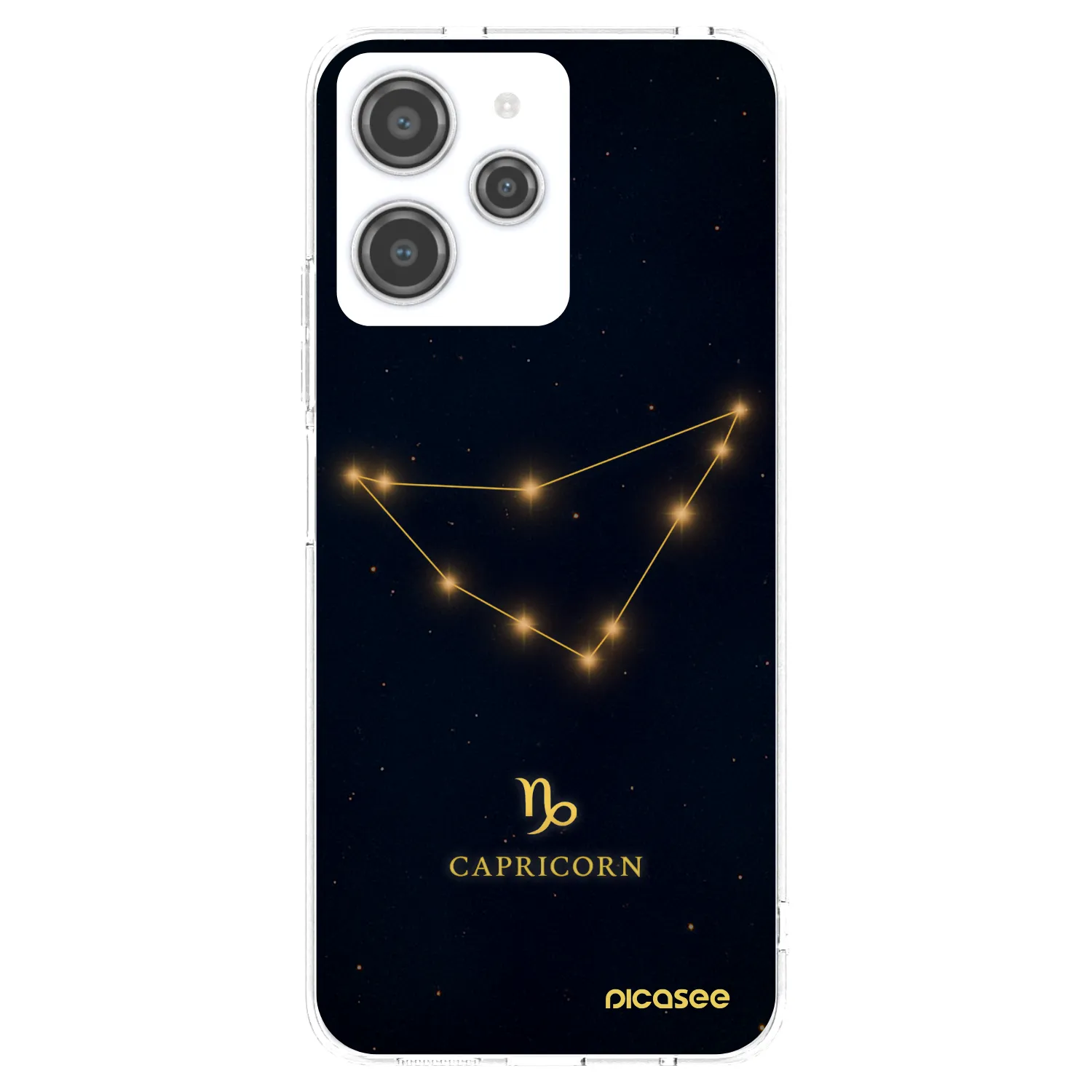 Picasee silikonska prozirna maskica za Xiaomi Redmi 12 4G - CAPRICORN