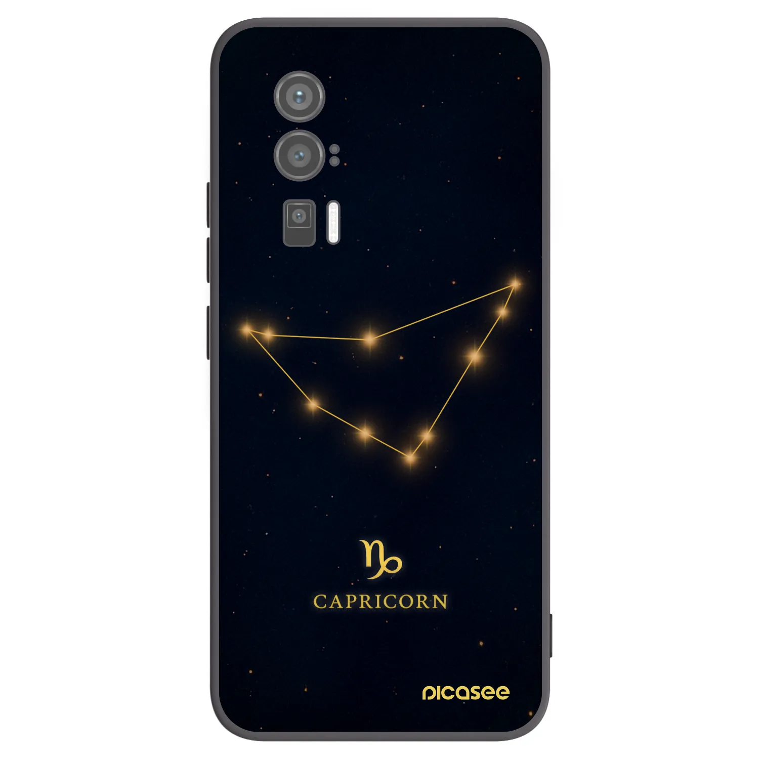 Picasee crna silikonska maskica za Xiaomi Poco F5 Pro 5G - CAPRICORN