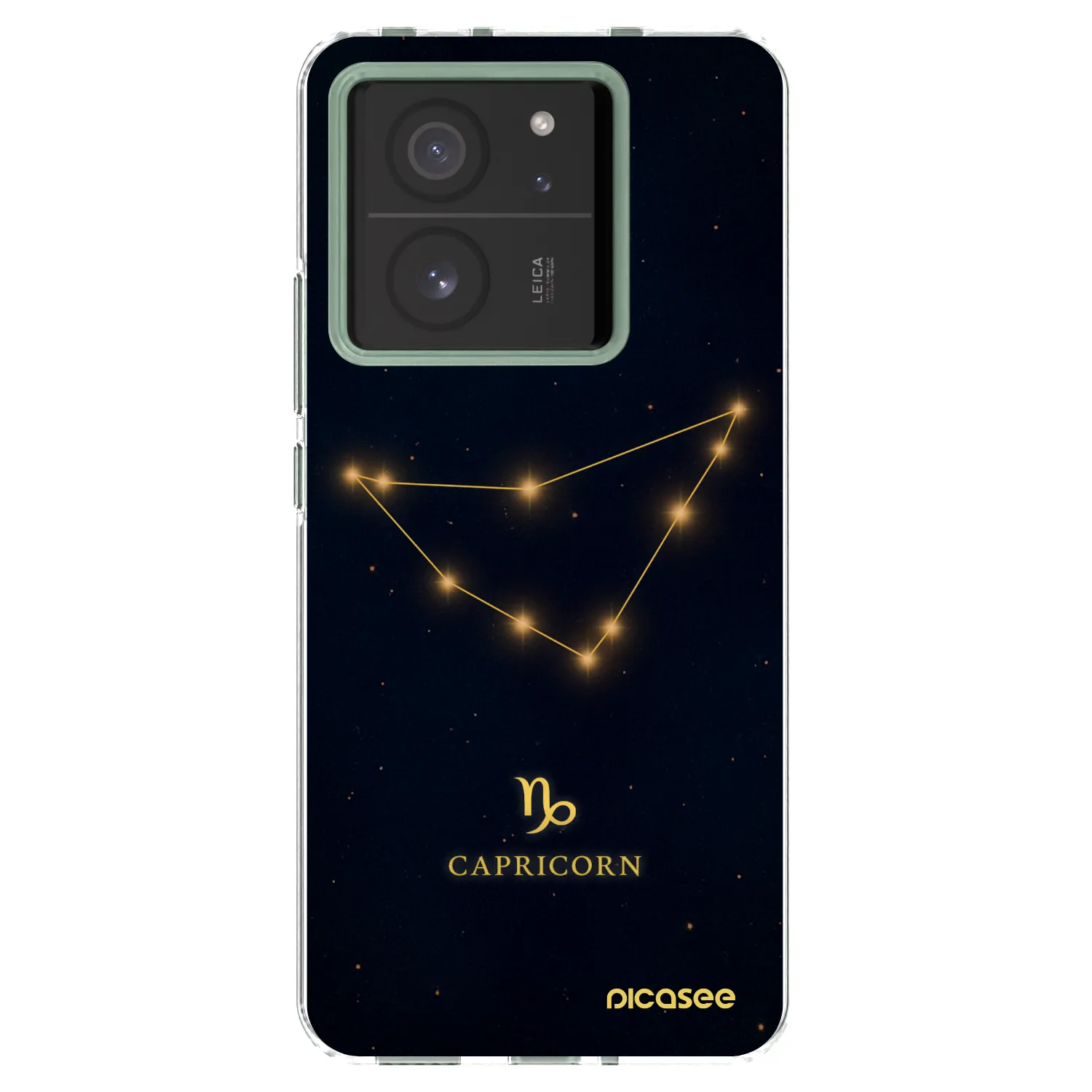 Picasee silikonska prozirna maskica za Xiaomi 13T - CAPRICORN