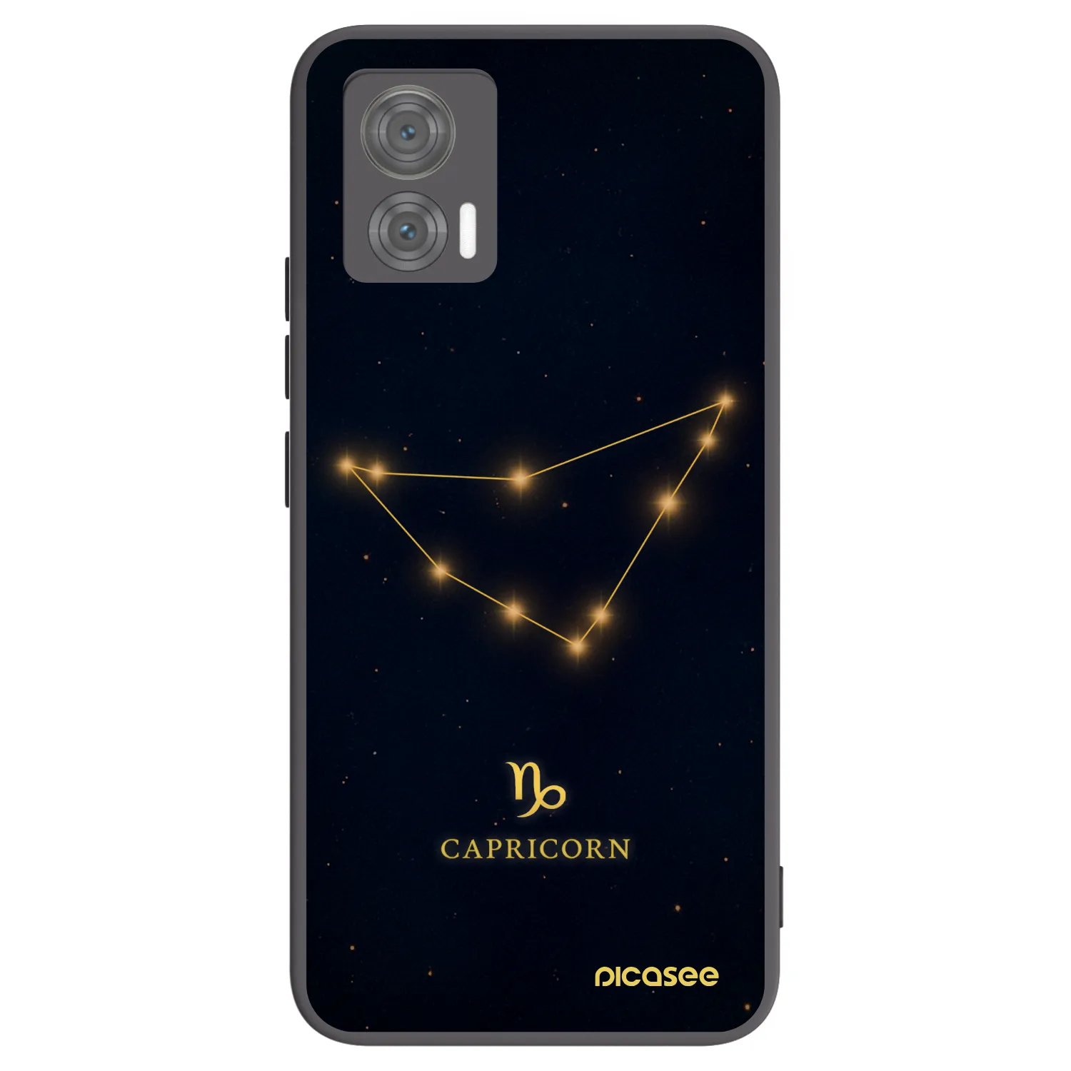 Picasee crna silikonska maskica za Motorola Edge 30 Neo - CAPRICORN