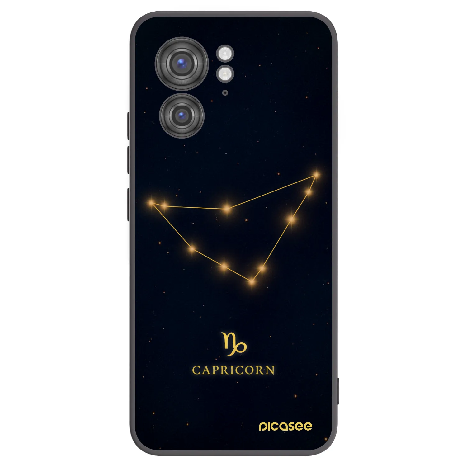 Picasee crna silikonska maskica za Motorola Edge 40 - CAPRICORN