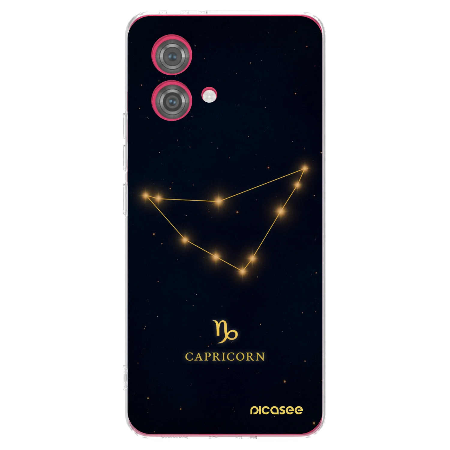 Picasee silikonska prozirna maskica za Motorola Moto G84 5G - CAPRICORN