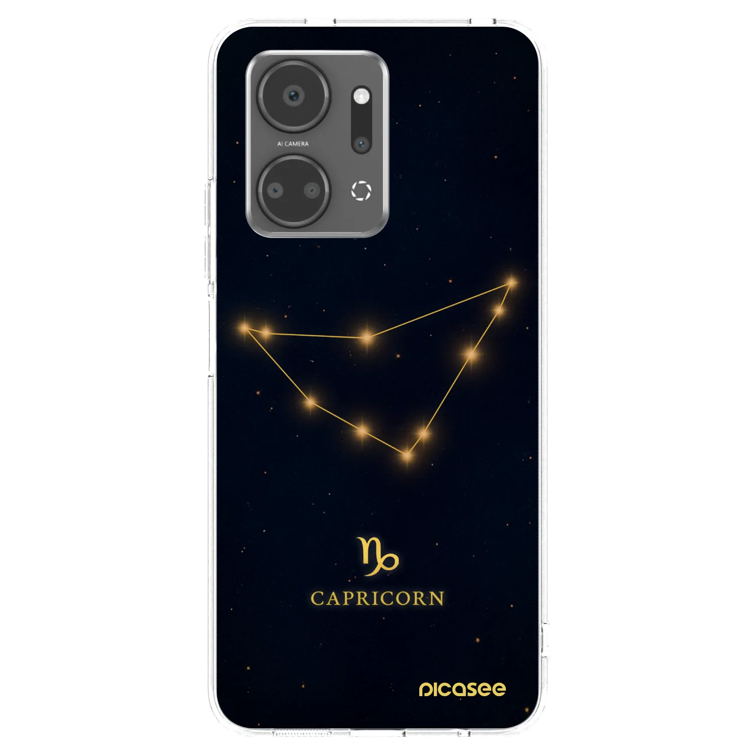 Picasee silikonska prozirna maskica za Honor X7a - CAPRICORN