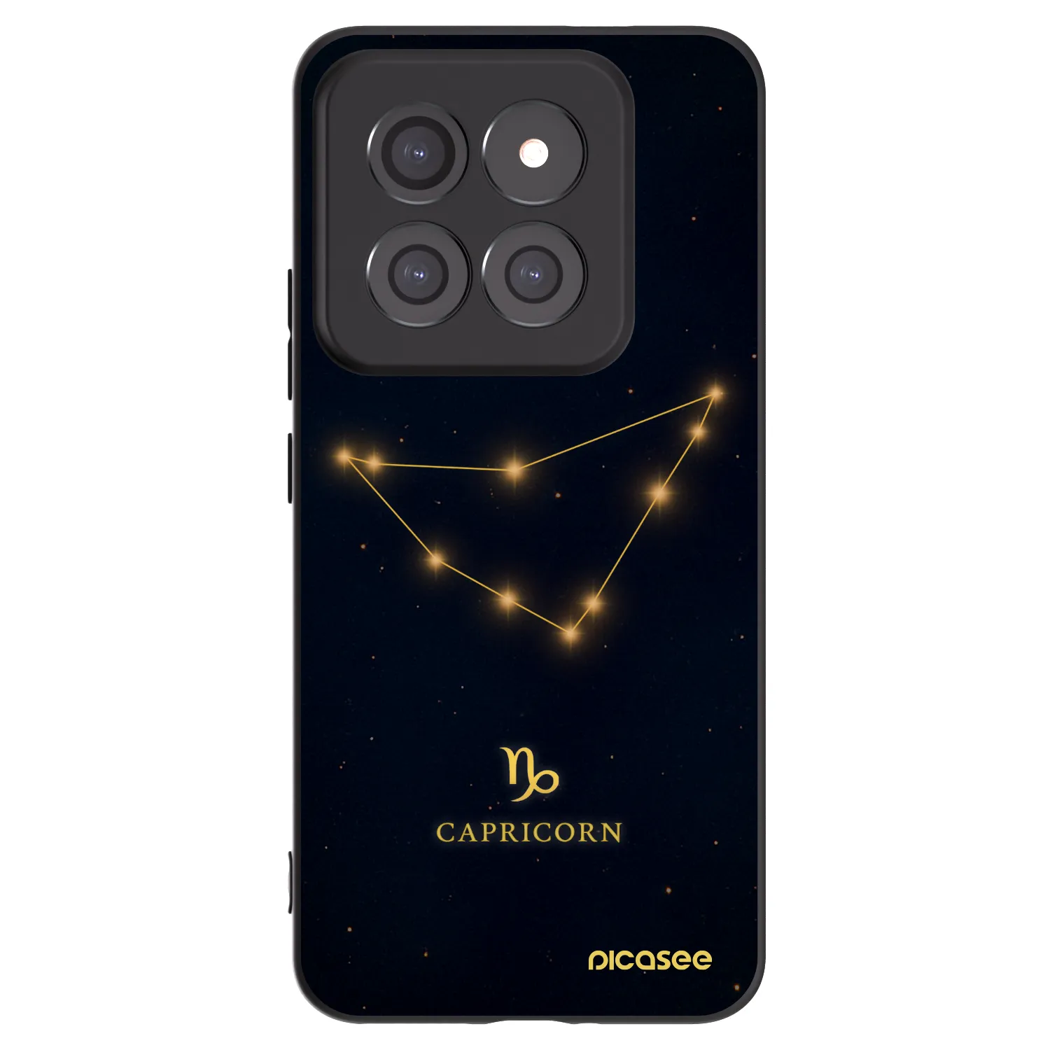 Picasee crna silikonska maskica za Xiaomi 14 Pro - CAPRICORN