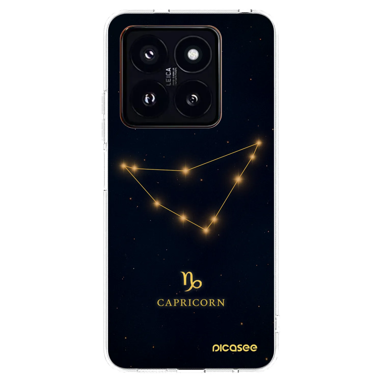 Picasee silikonska prozirna maskica za Xiaomi 14 Pro - CAPRICORN
