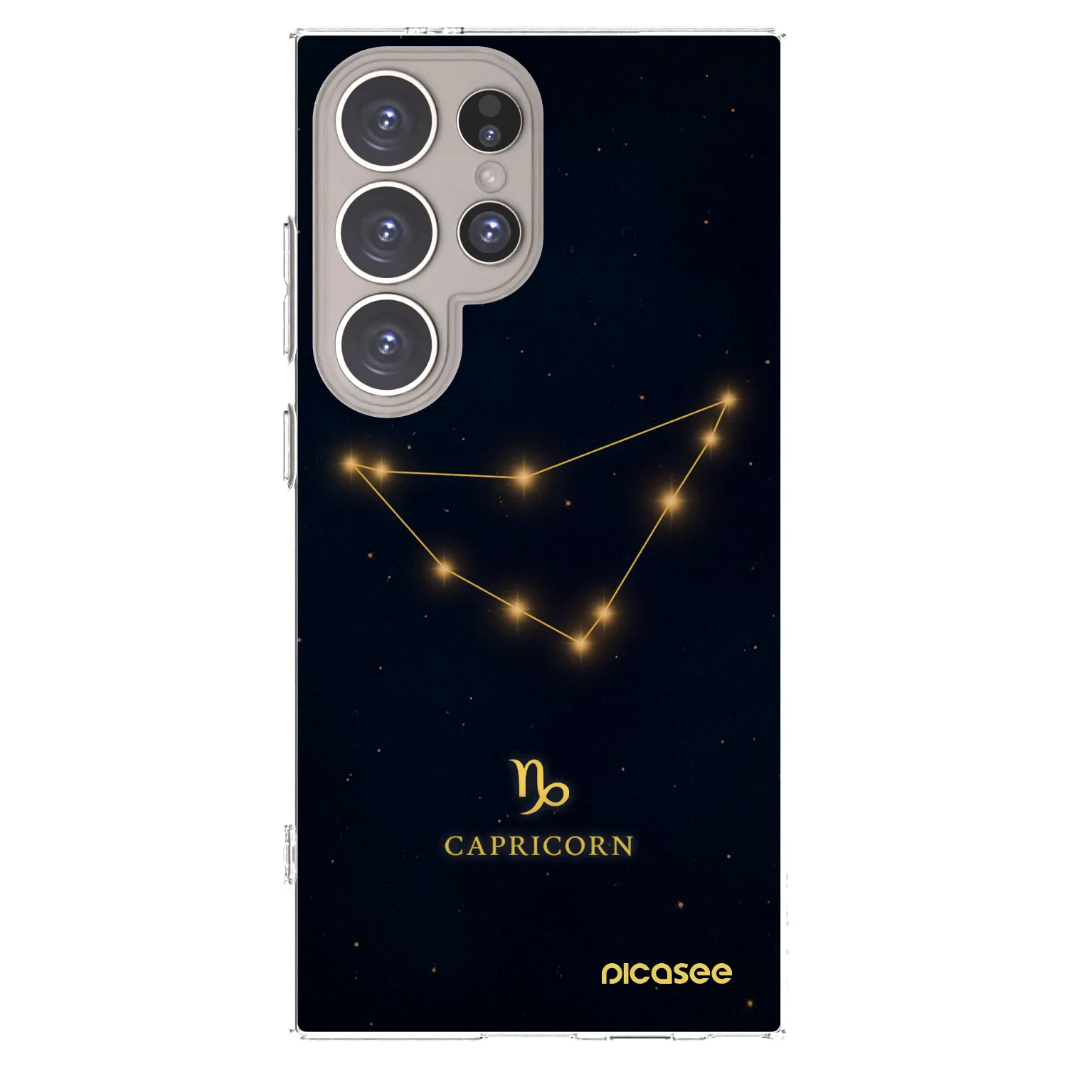 Picasee silikonska prozirna maskica za Samsung Galaxy S24 Ultra S928B 5G - CAPRICORN