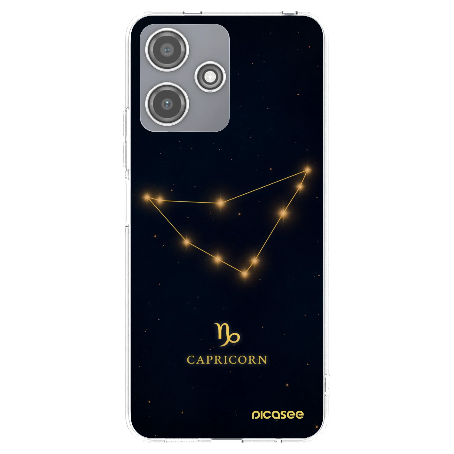 Picasee silikonska prozirna maskica za Xiaomi Redmi 12 5G - CAPRICORN