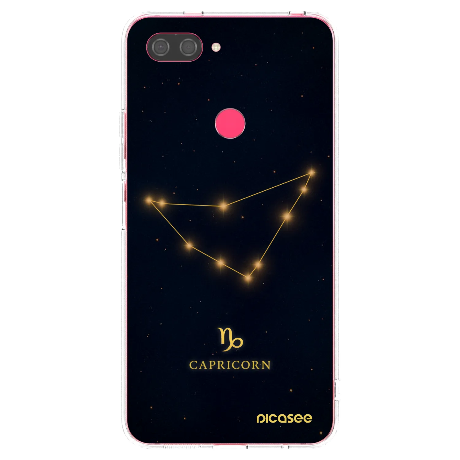 Picasee silikonska prozirna maskica za Xiaomi Mi 8 Lite - CAPRICORN
