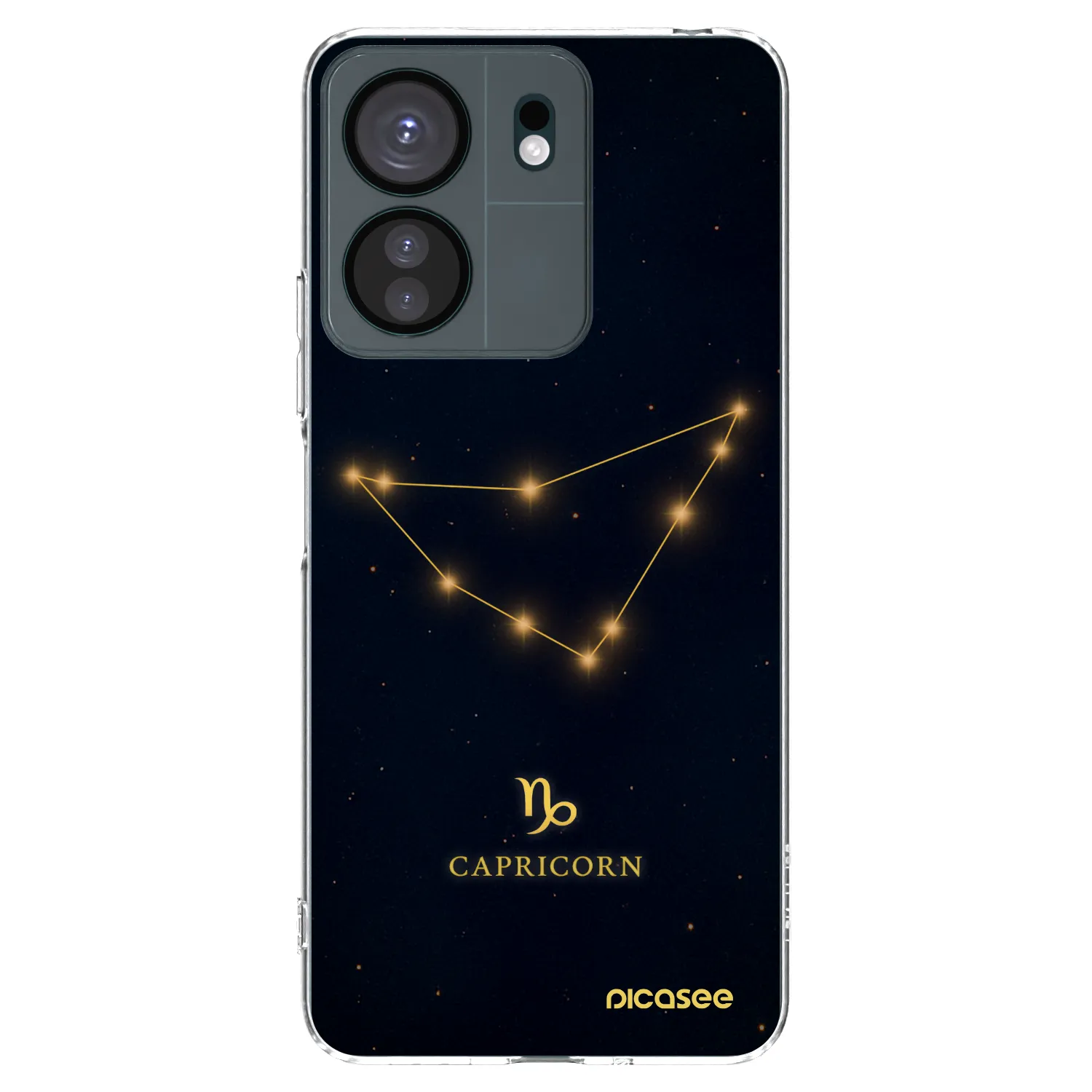 Picasee silikonska prozirna maskica za Xiaomi Redmi 13C 4G - CAPRICORN