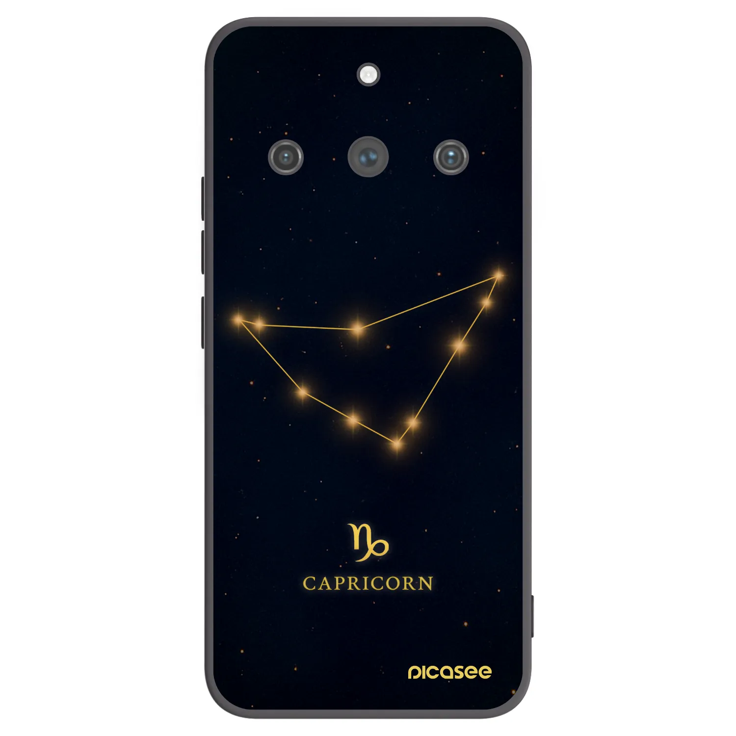 Picasee crna silikonska maskica za Realme 11 Pro+ - CAPRICORN