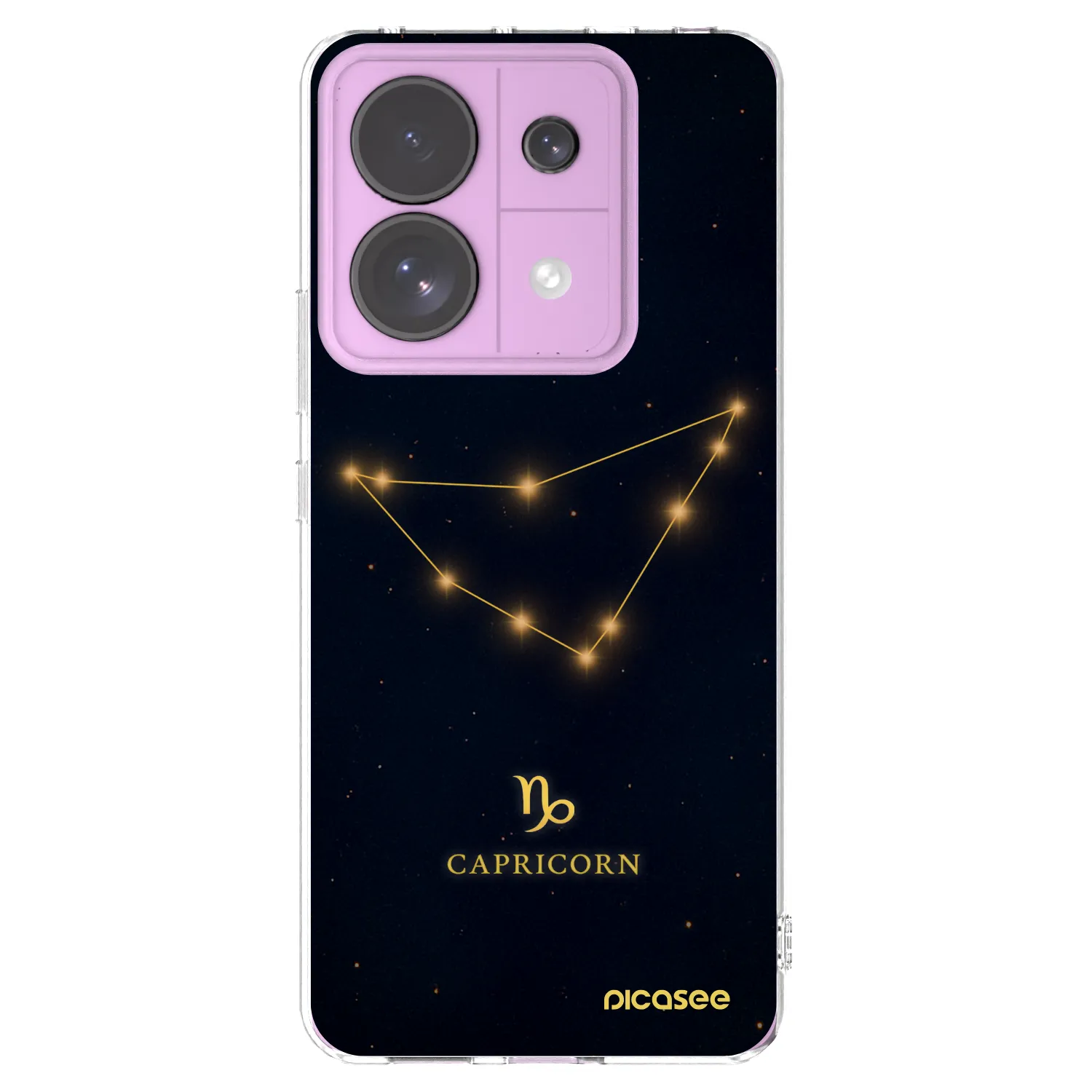 Picasee silikonska prozirna maskica za Xiaomi Redmi Note 13 Pro 5G - CAPRICORN