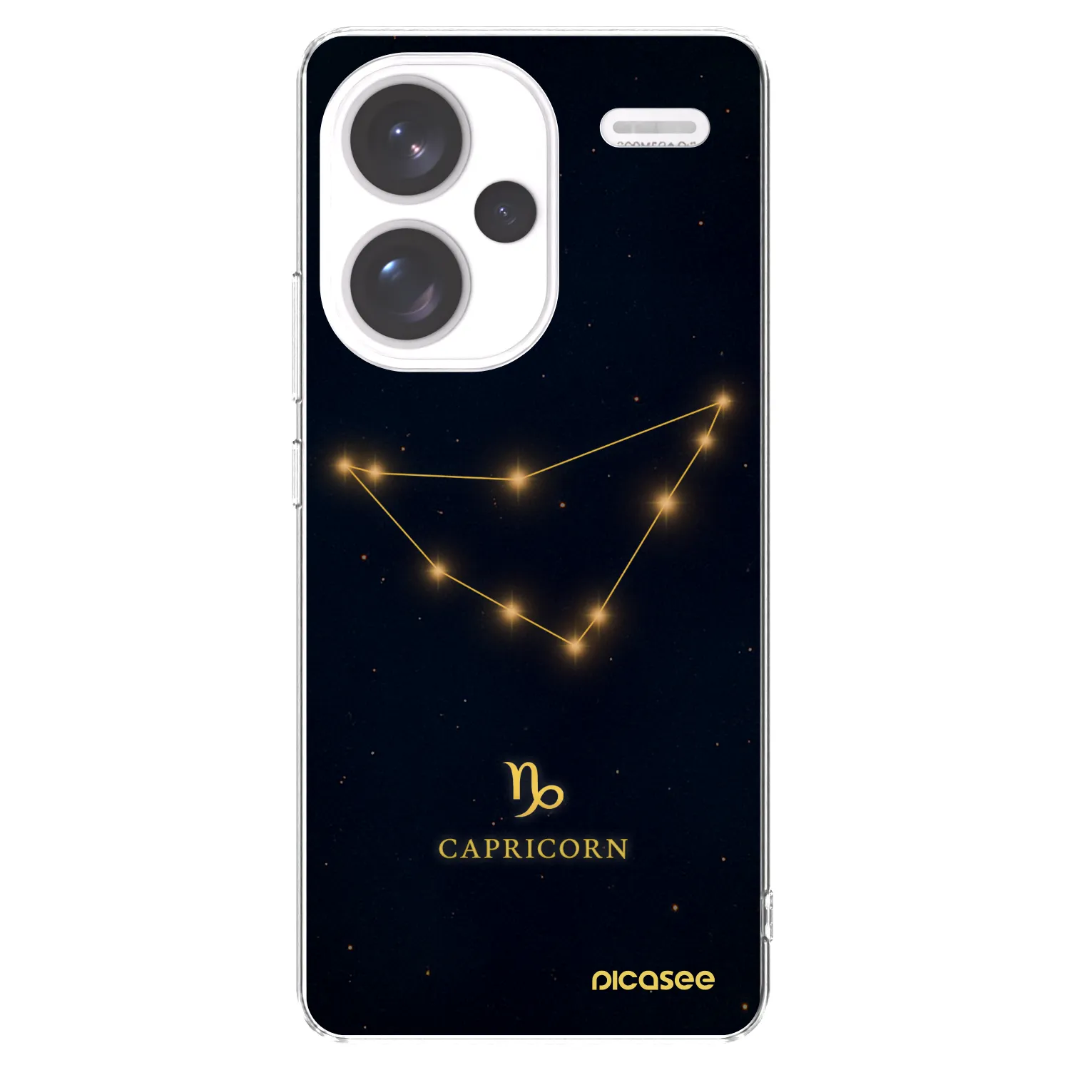 Picasee silikonska prozirna maskica za Xiaomi Redmi Note 13 Pro+ 5G - CAPRICORN