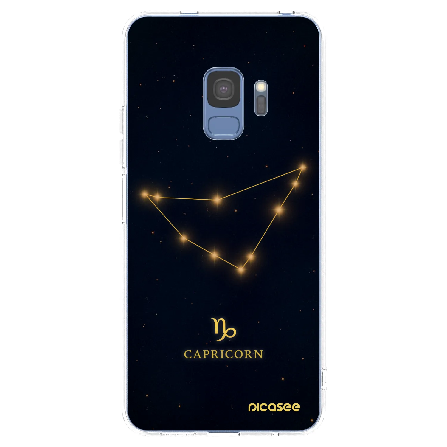 Picasee silikonska prozirna maskica za Samsung Galaxy S9 G960F - CAPRICORN