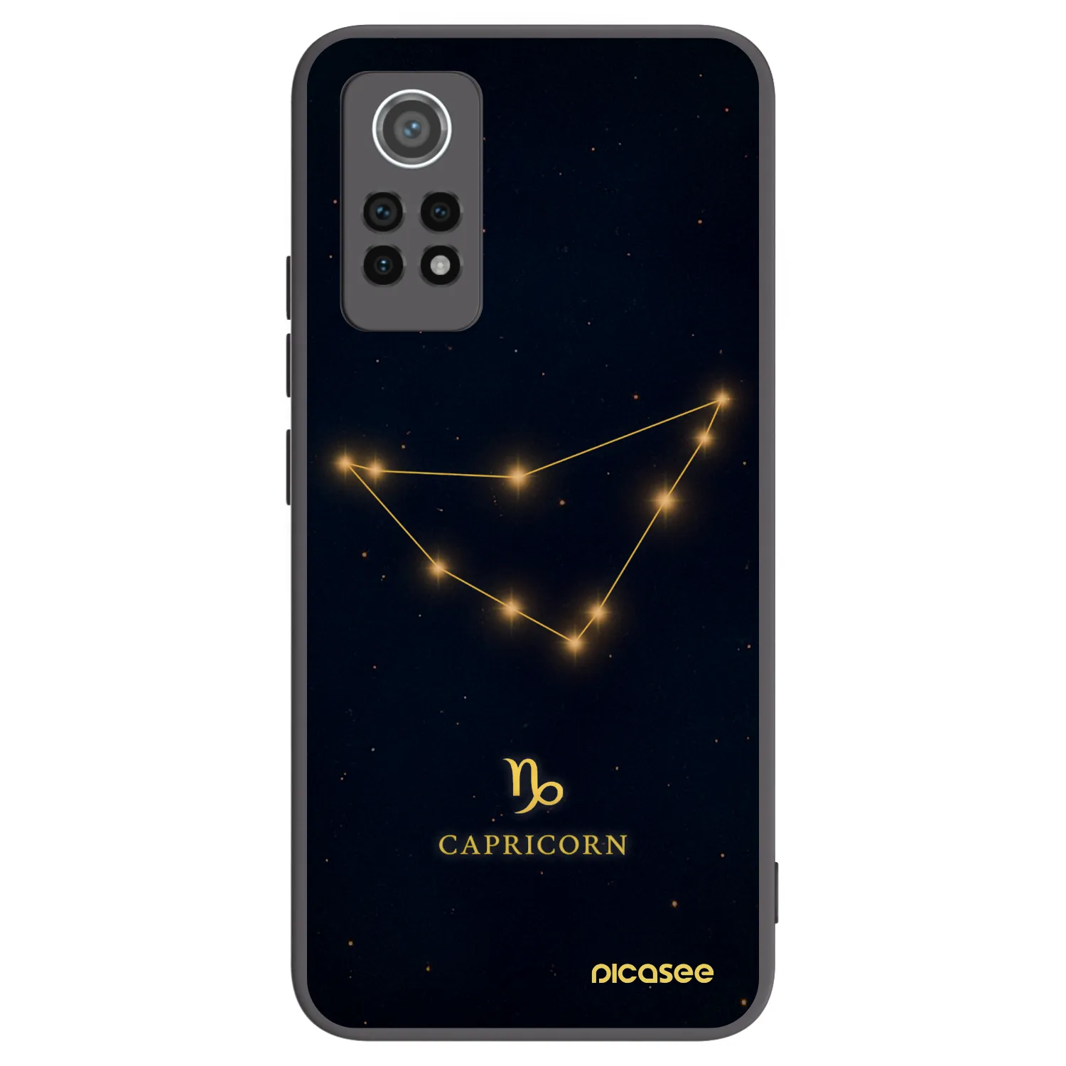 Picasee crna silikonska maskica za Xiaomi Redmi Note 12 Pro 4G - CAPRICORN
