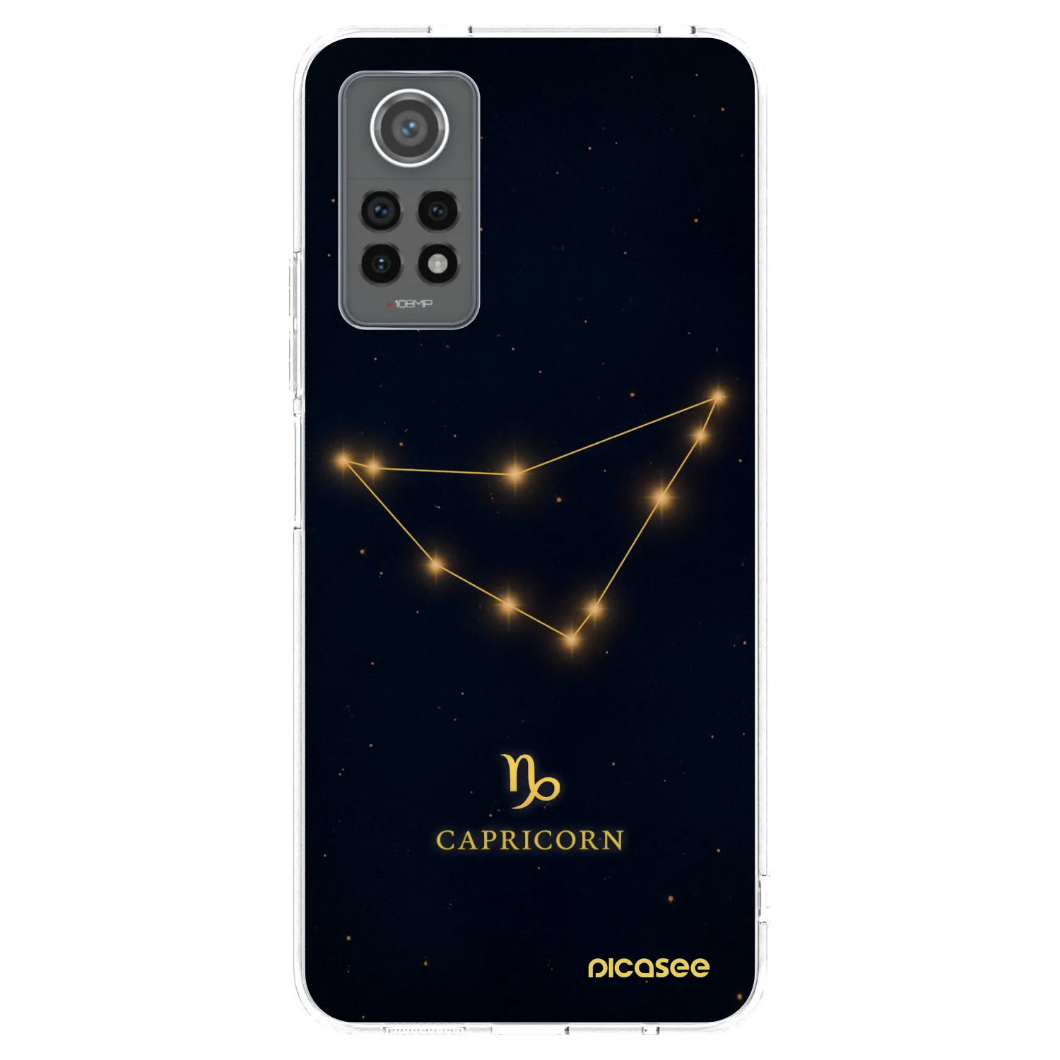 Picasee silikonska prozirna maskica za Xiaomi Redmi Note 12 Pro 4G - CAPRICORN