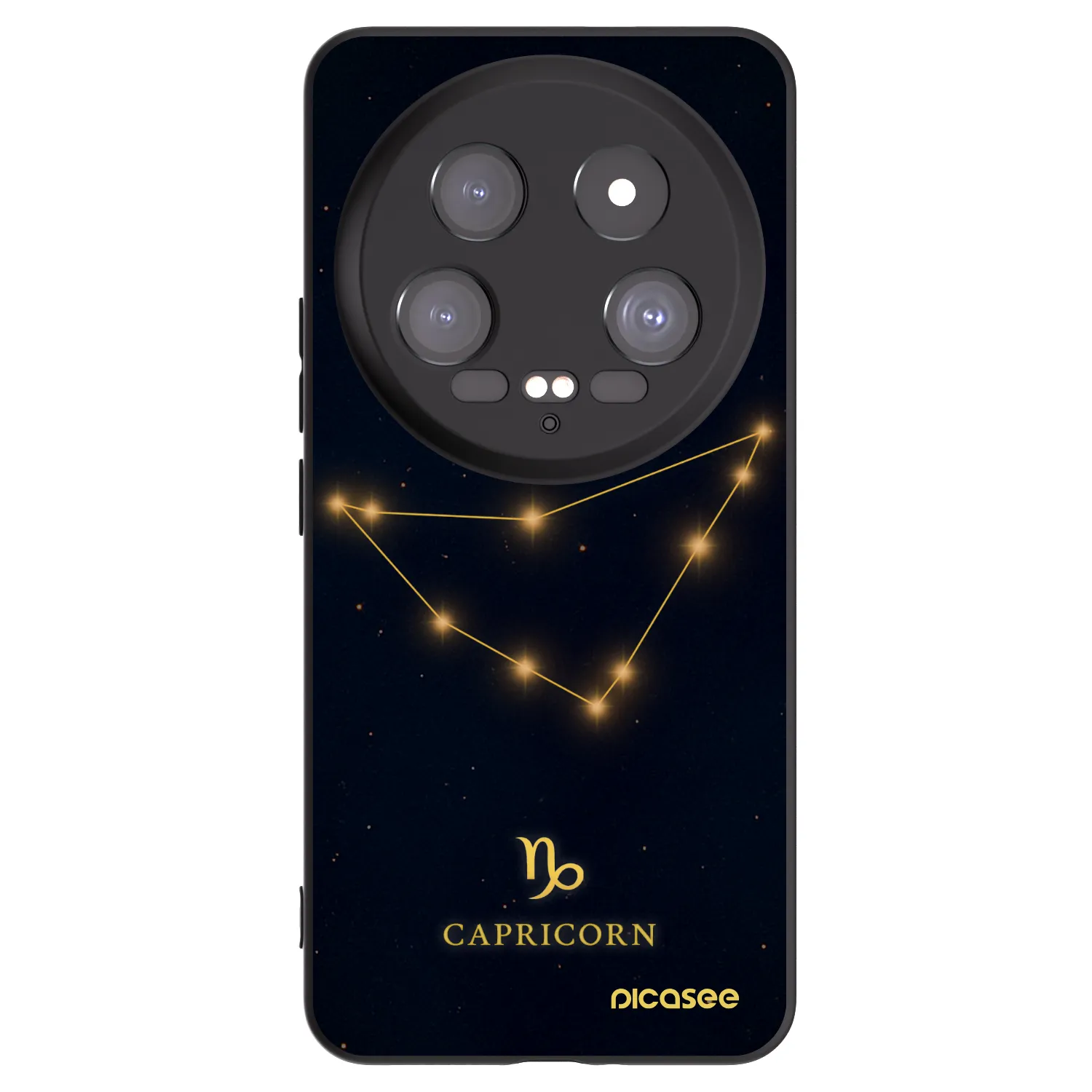 Picasee crna silikonska maskica za Xiaomi 14 Ultra - CAPRICORN
