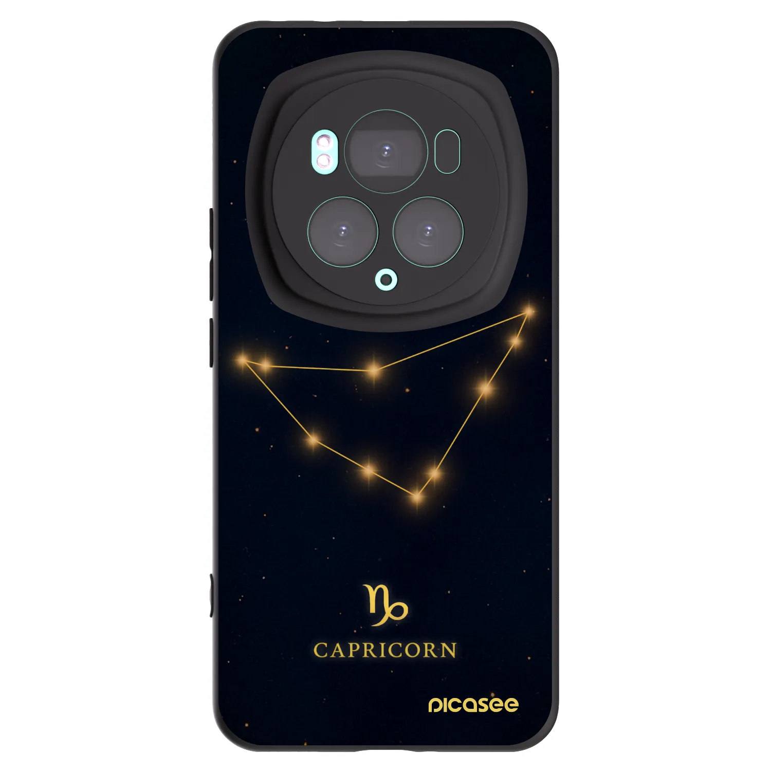 Picasee crna silikonska maskica za Honor Magic6 Pro - CAPRICORN