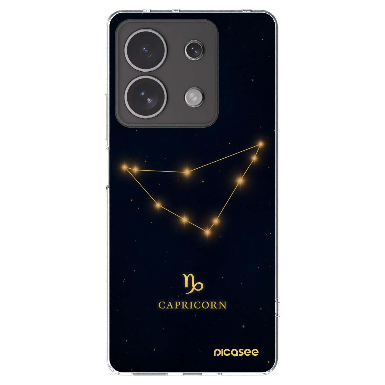 Picasee silikonska prozirna maskica za Xiaomi Redmi Note 13 4G - CAPRICORN