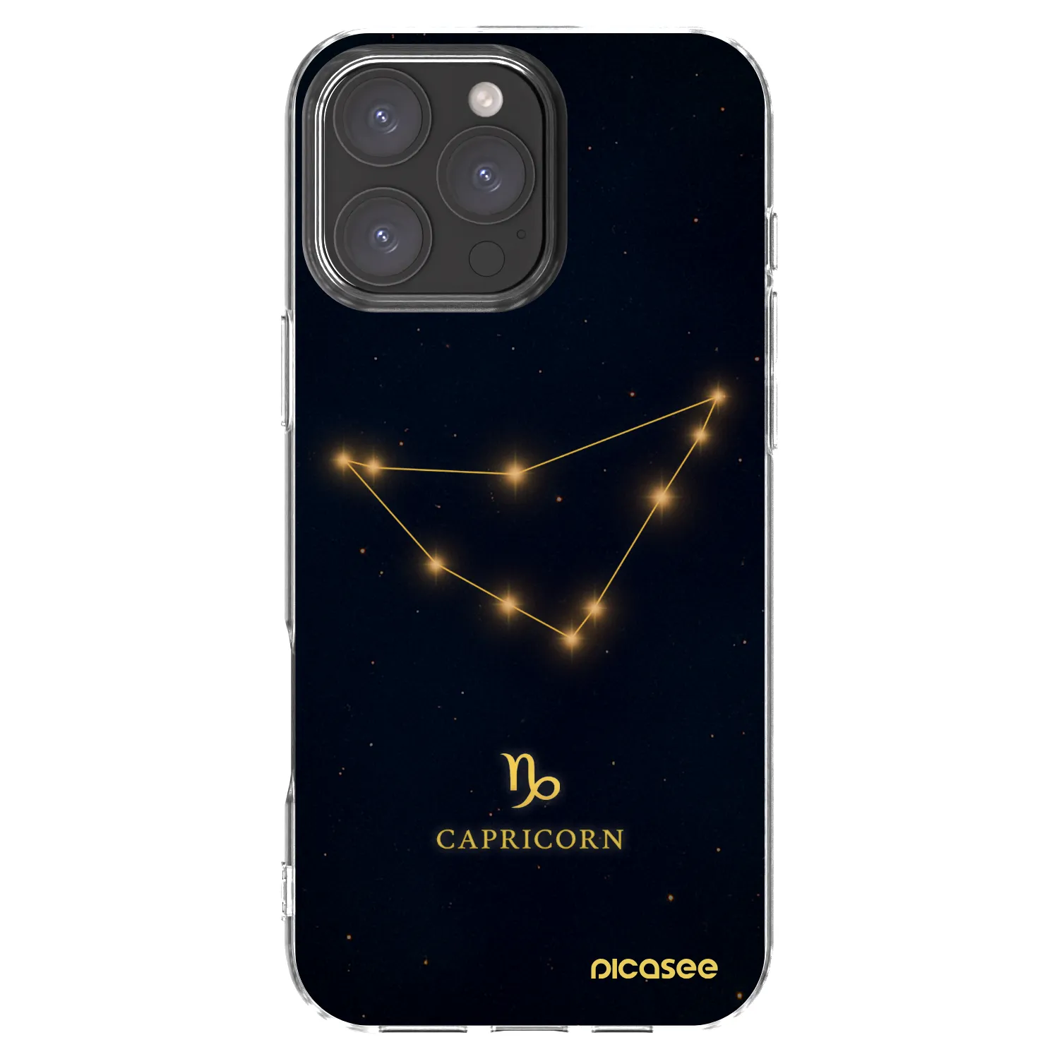 Picasee silikonska prozirna maskica za Apple iPhone 16 Pro Max - CAPRICORN