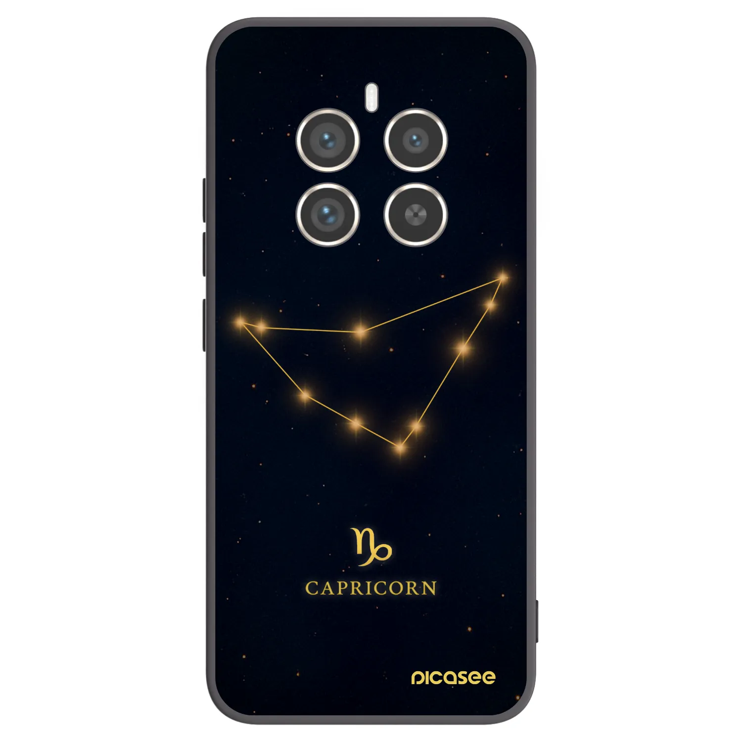 Picasee crna silikonska maskica za Realme 12 Pro 5G - CAPRICORN
