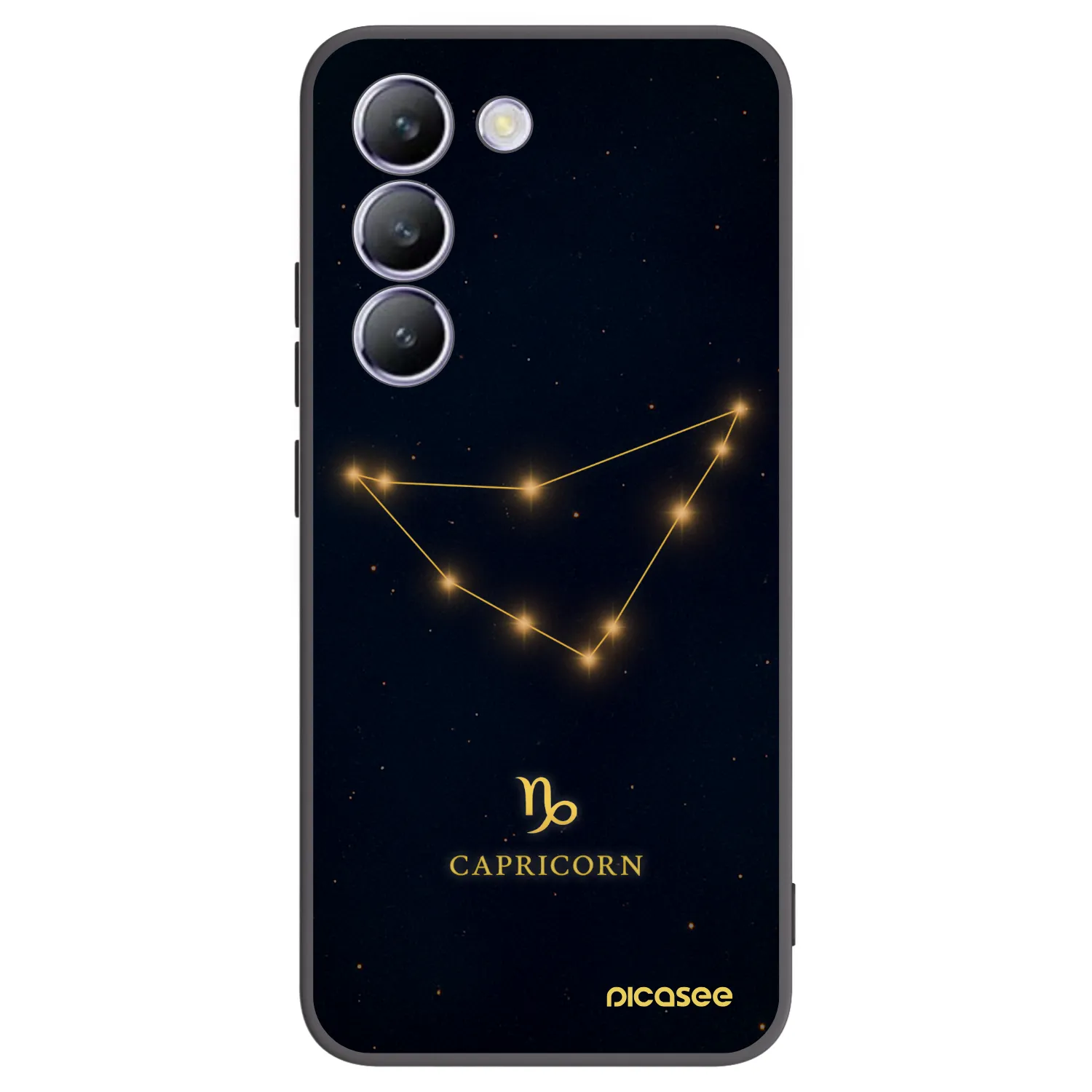 Picasee crna silikonska maskica za Vivo V40 SE 5G - CAPRICORN