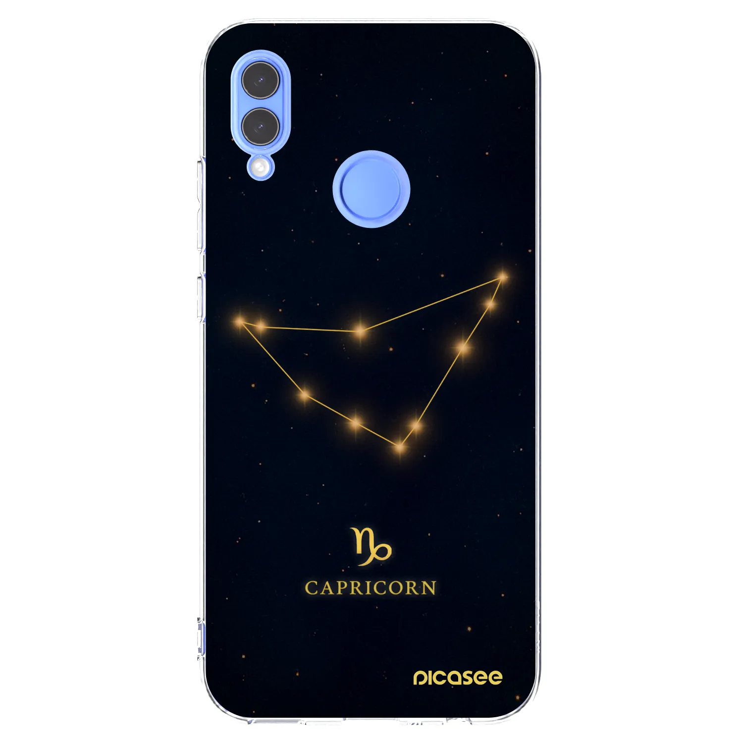 Picasee silikonska prozirna maskica za Honor 10 Lite - CAPRICORN