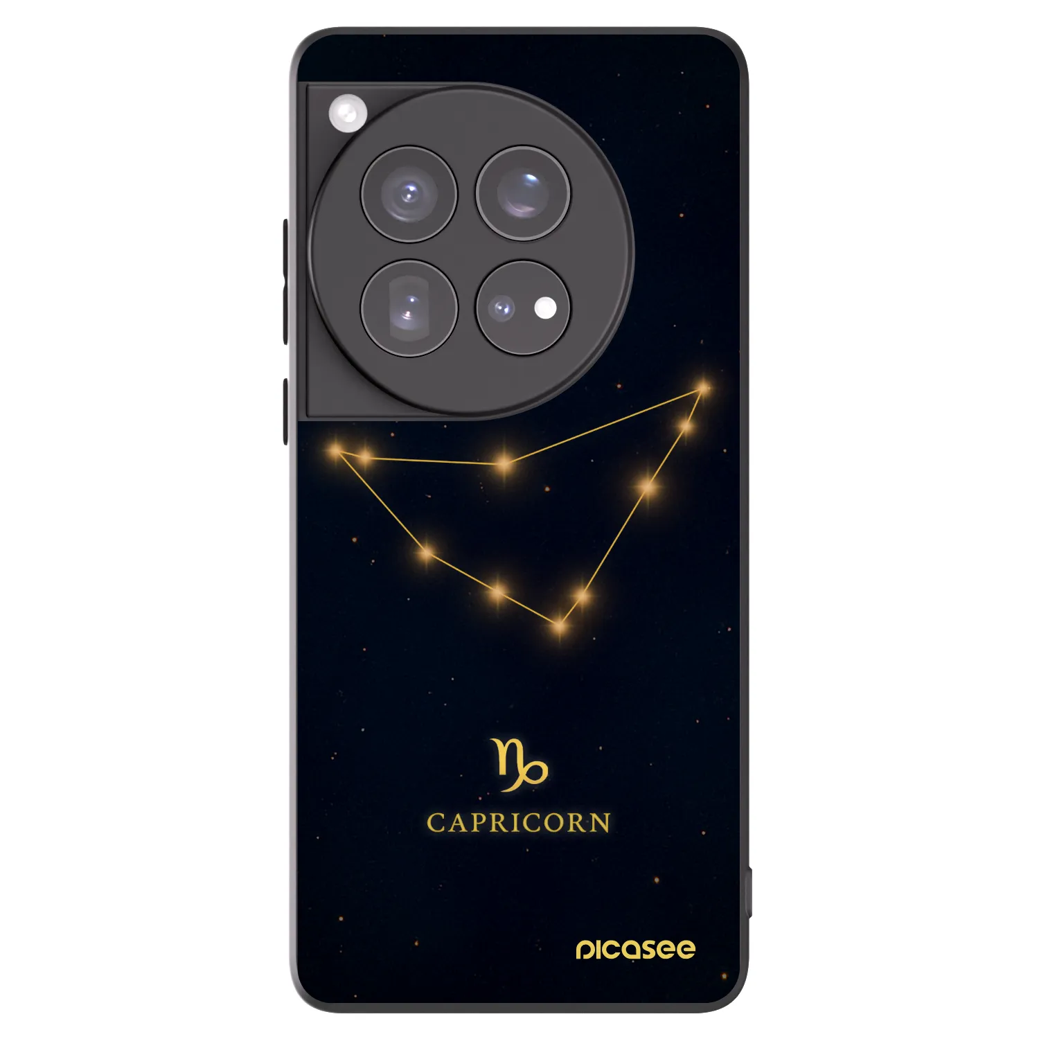 Picasee crna silikonska maskica za OnePlus 12 5G - CAPRICORN