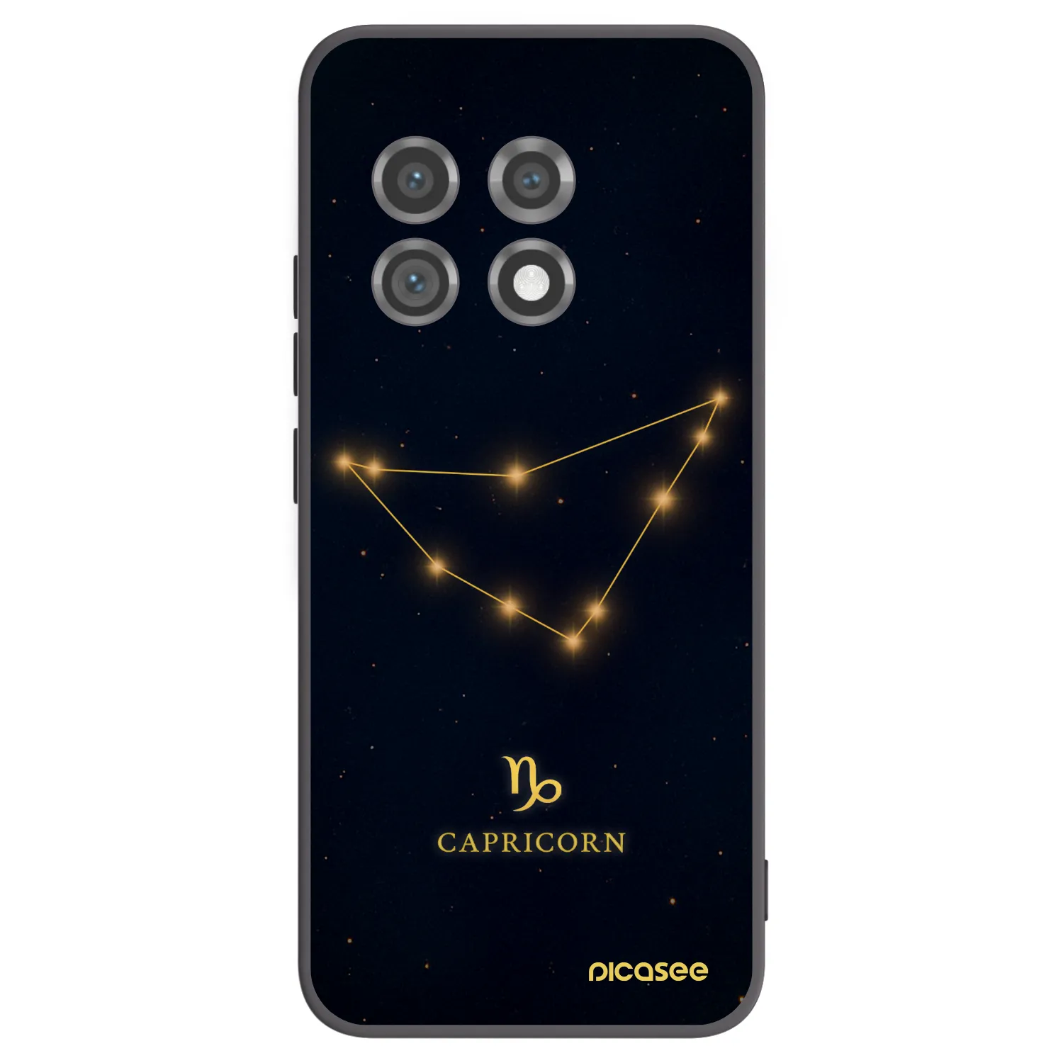 Picasee crna silikonska maskica za OnePlus 11 5G - CAPRICORN