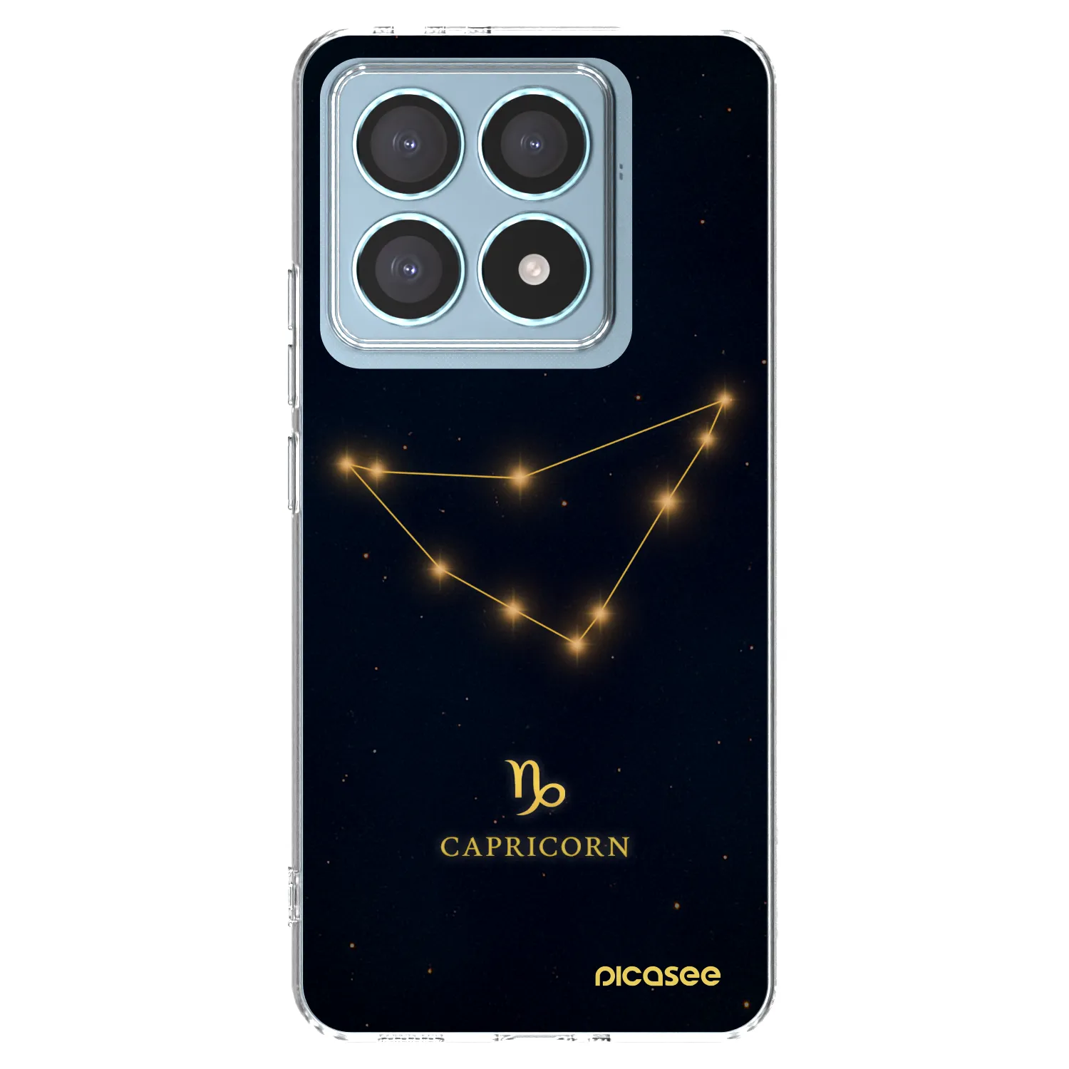 Picasee silikonska prozirna maskica za Xiaomi 14T Pro - CAPRICORN