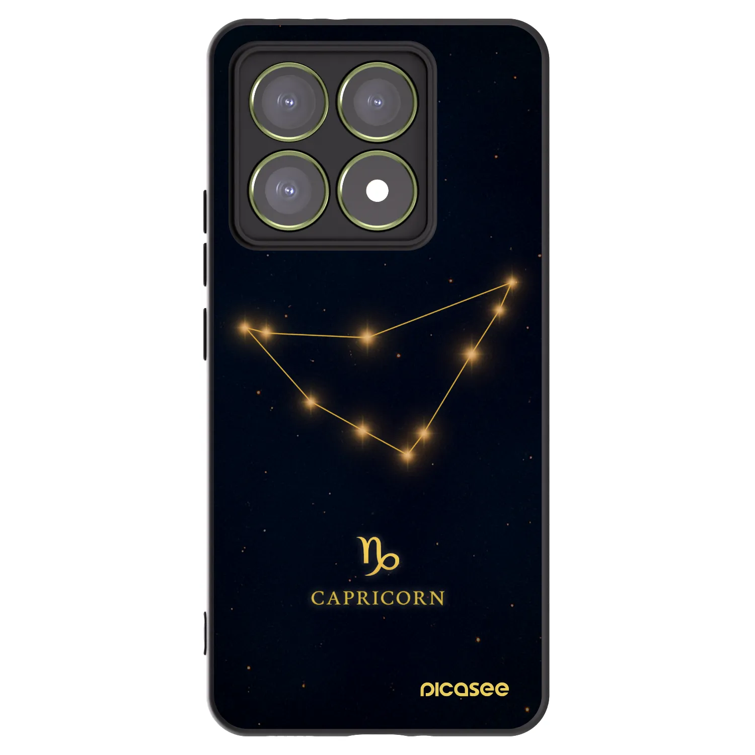 Picasee crna silikonska maskica za Xiaomi 14T - CAPRICORN