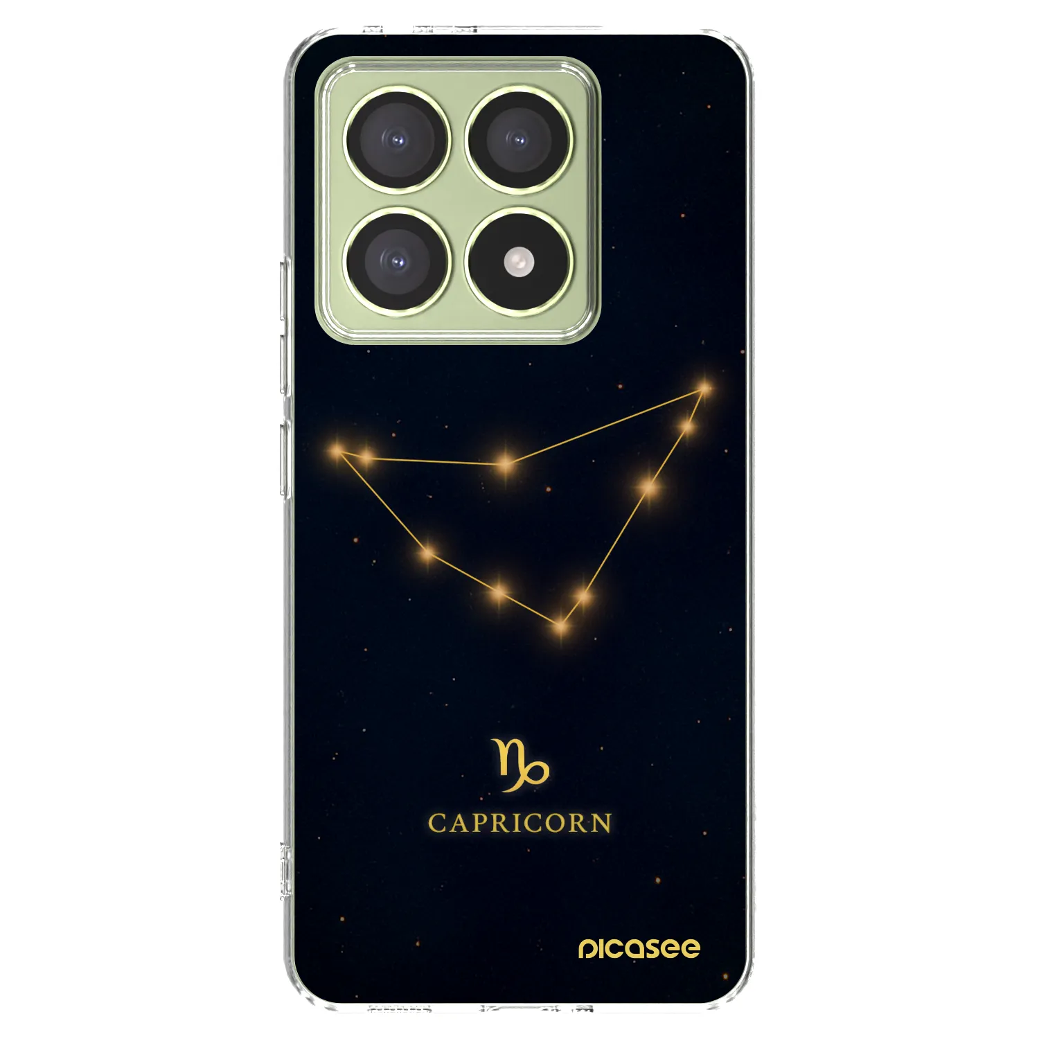 Picasee silikonska prozirna maskica za Xiaomi 14T - CAPRICORN