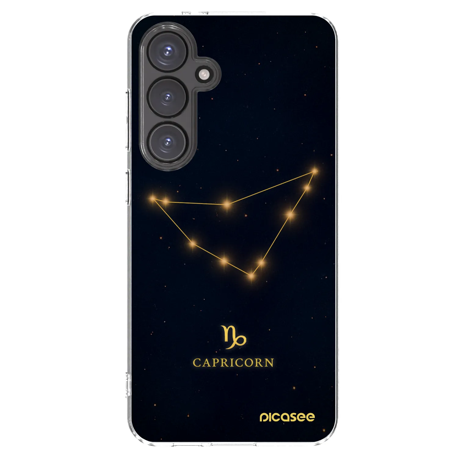 Picasee silikonska prozirna maskica za Samsung Galaxy S24 FE S721B - CAPRICORN