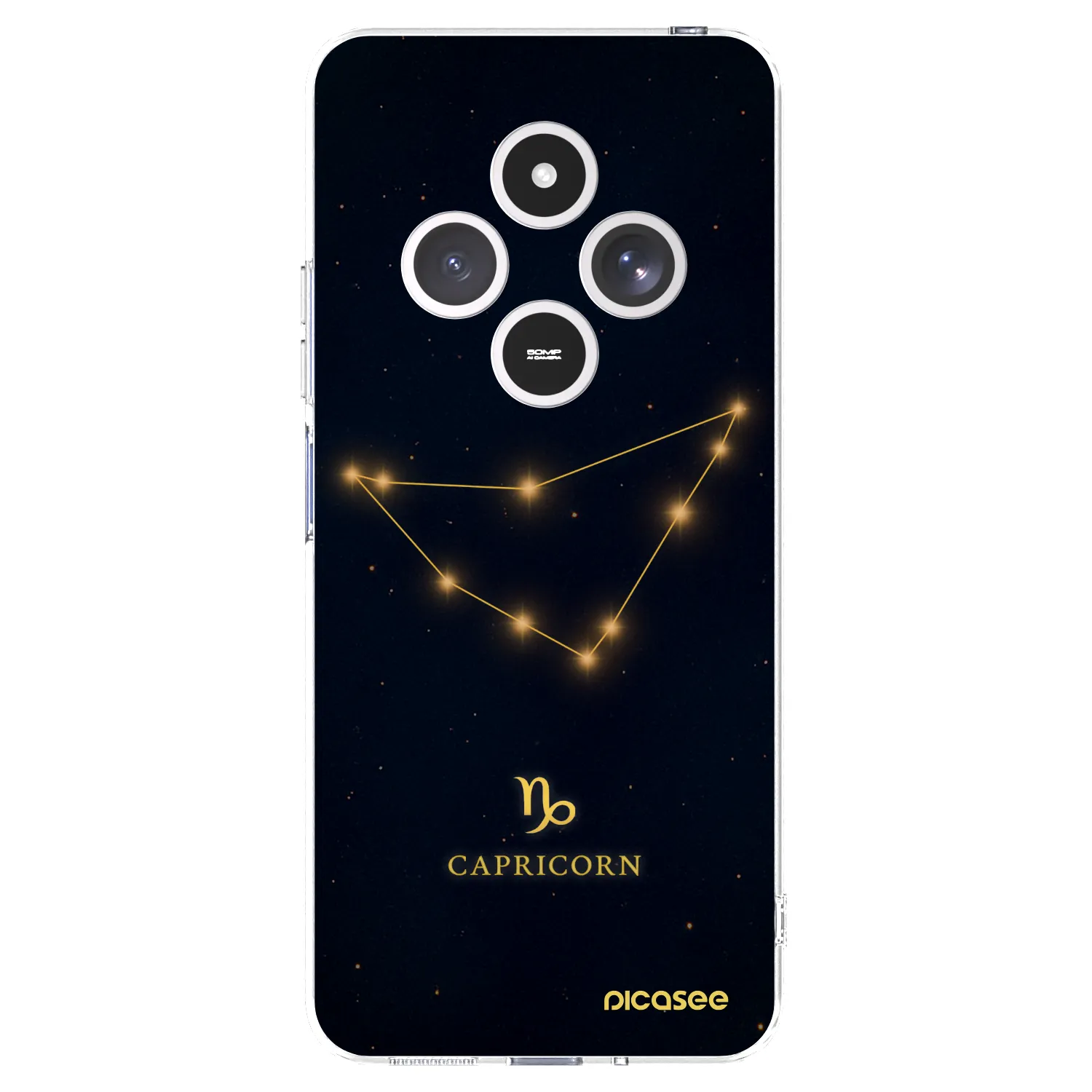 Picasee silikonska prozirna maskica za Xiaomi Redmi 14C - CAPRICORN