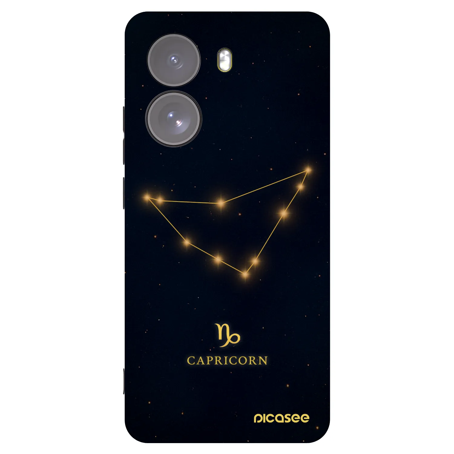 Picasee crna silikonska maskica za Xiaomi Poco X7 - CAPRICORN