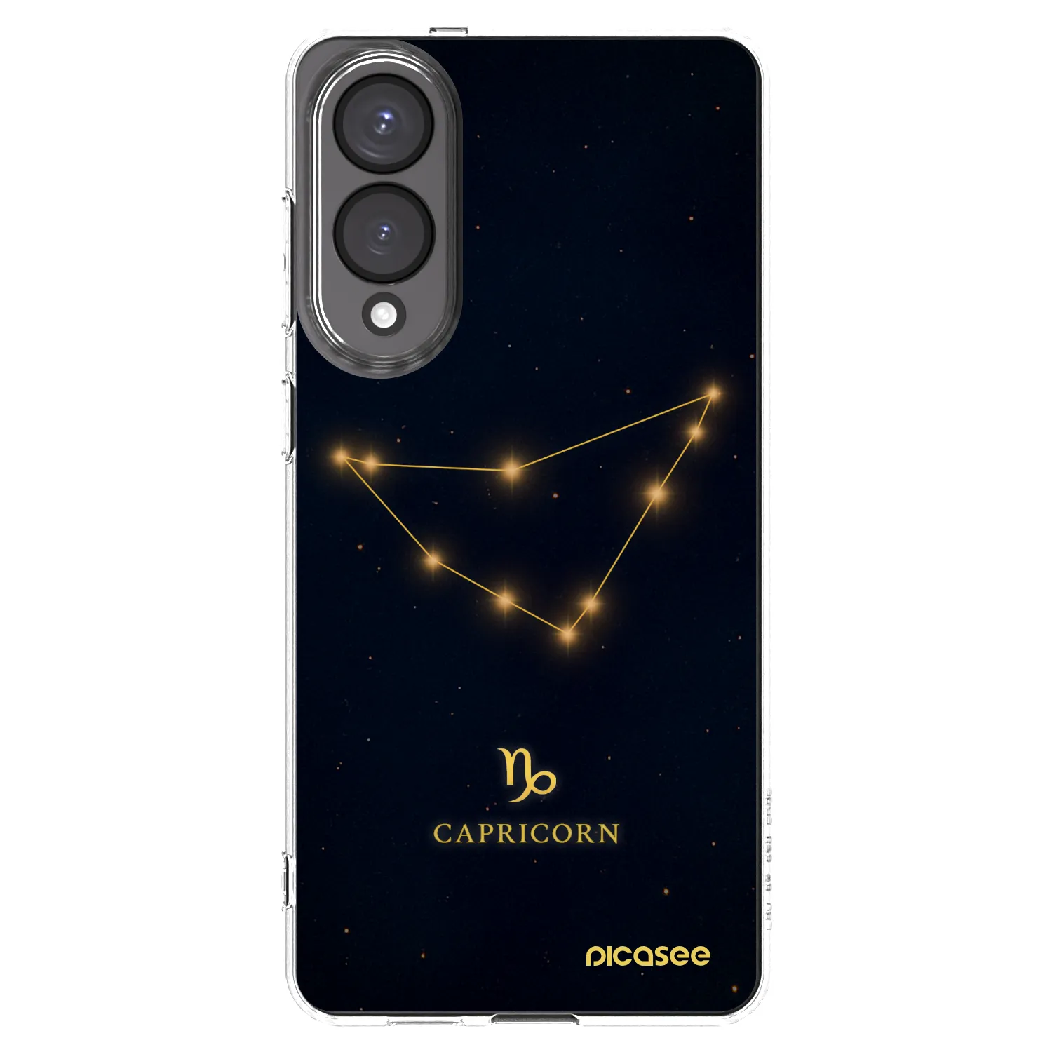 Picasee silikonska prozirna maskica za Samsung Galaxy S25 Edge 5G - CAPRICORN